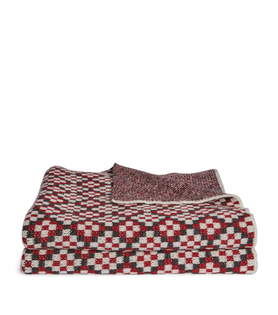 Harlequin Knit Throw (140cm x 160cm)