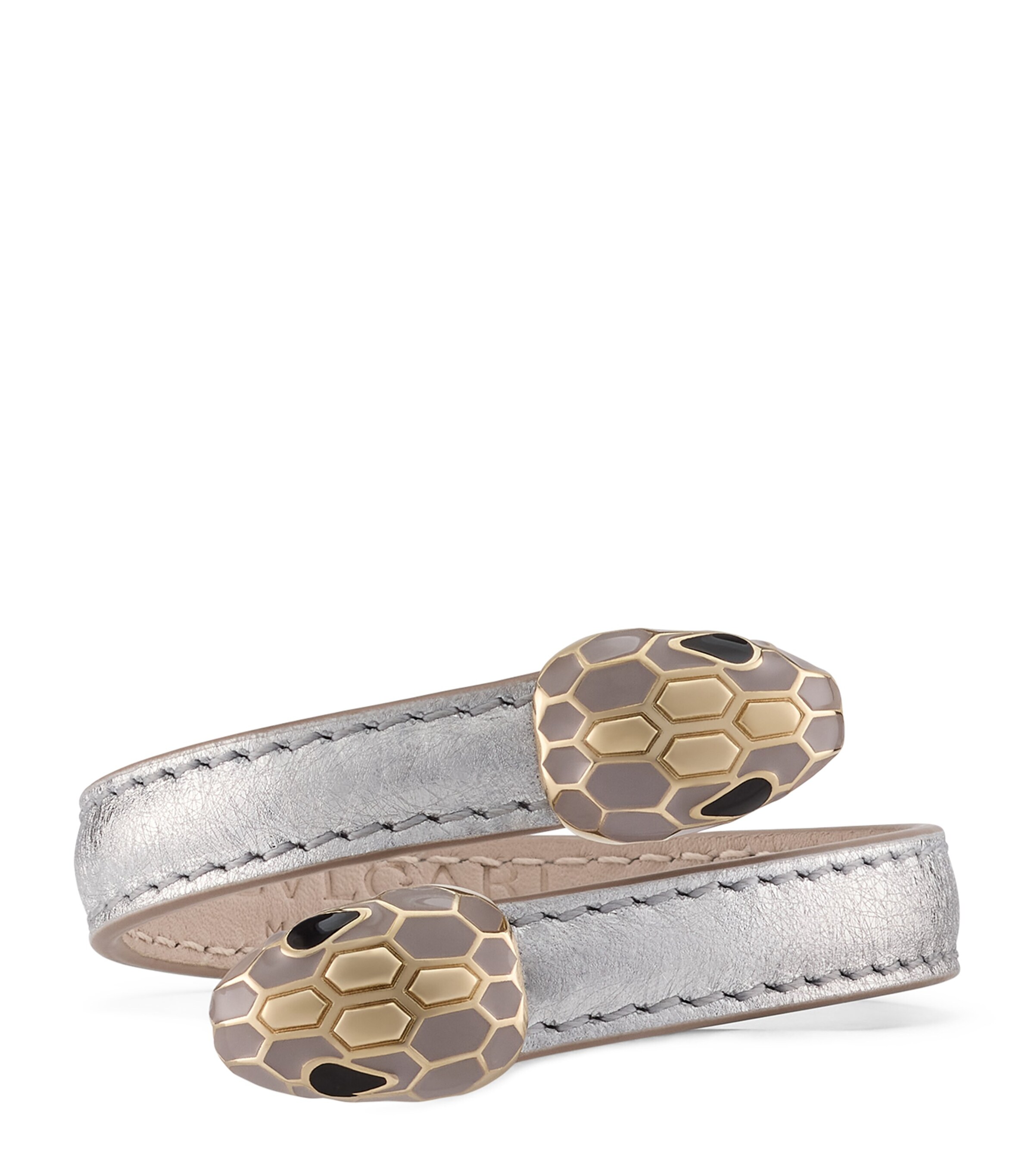 Leather Serpenti Forever Bangle