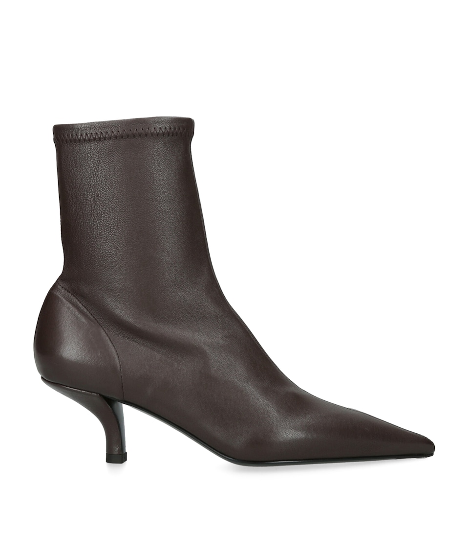 Nappa Leather Heeled Boots 55