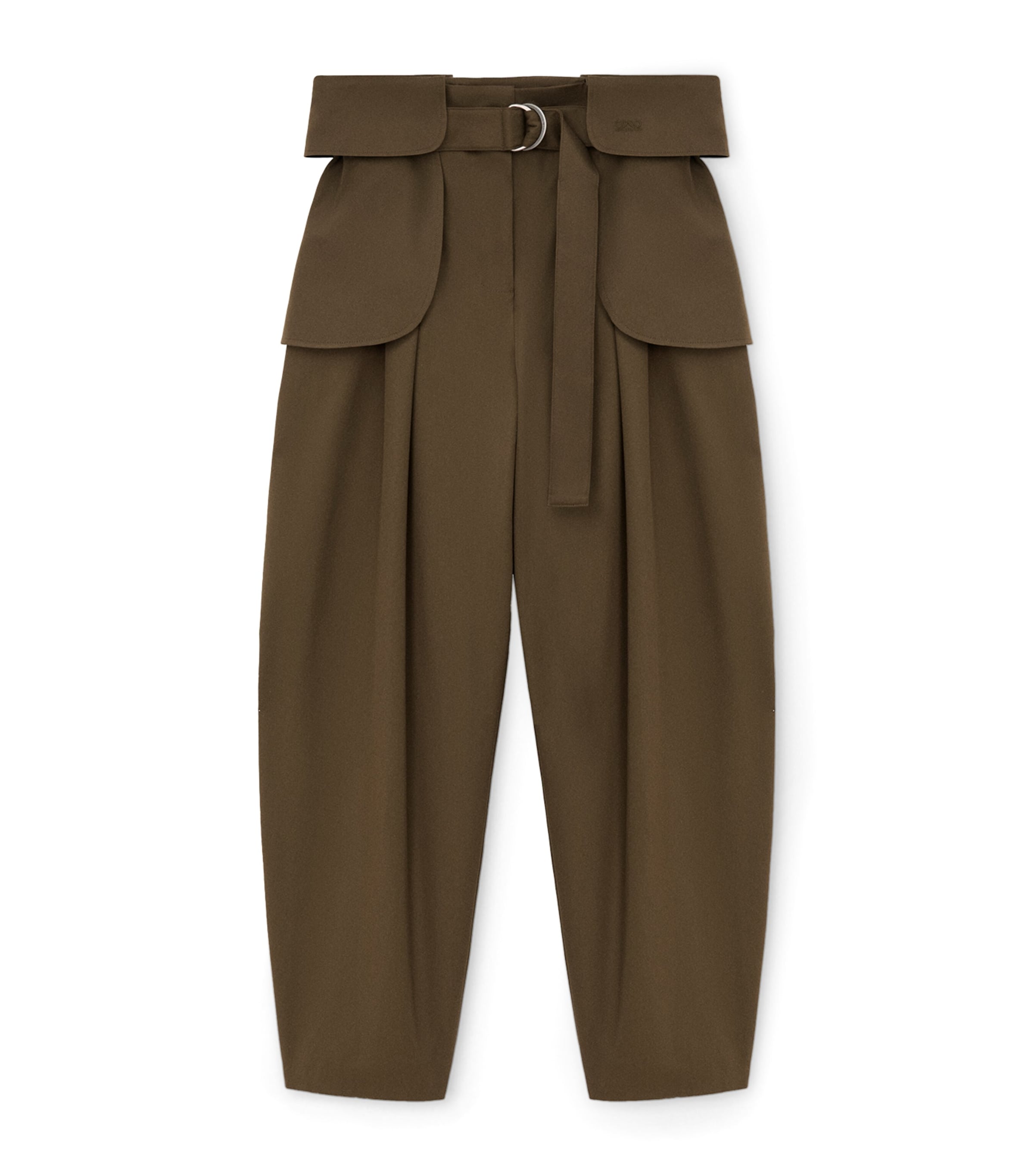 Cotton-Silk Cargo Trousers