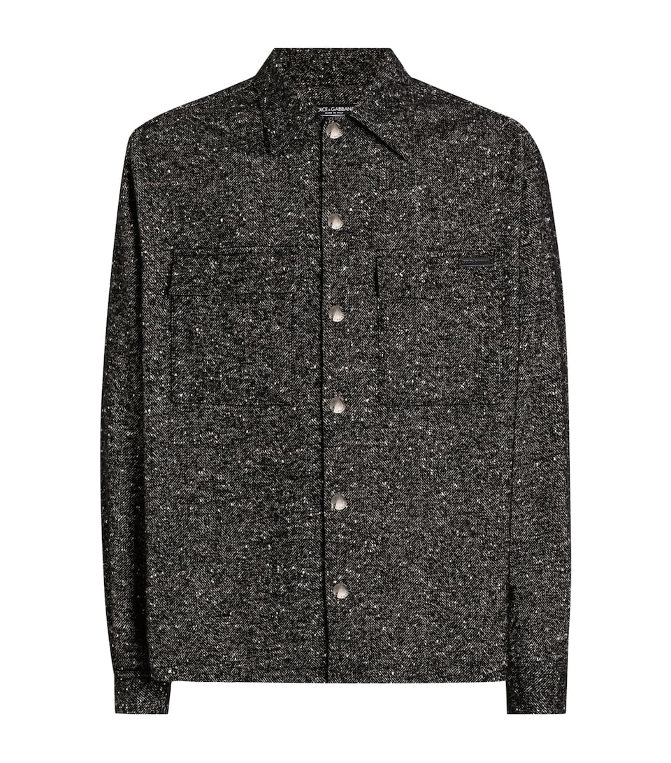 Virgin Wool-Blend Shirt