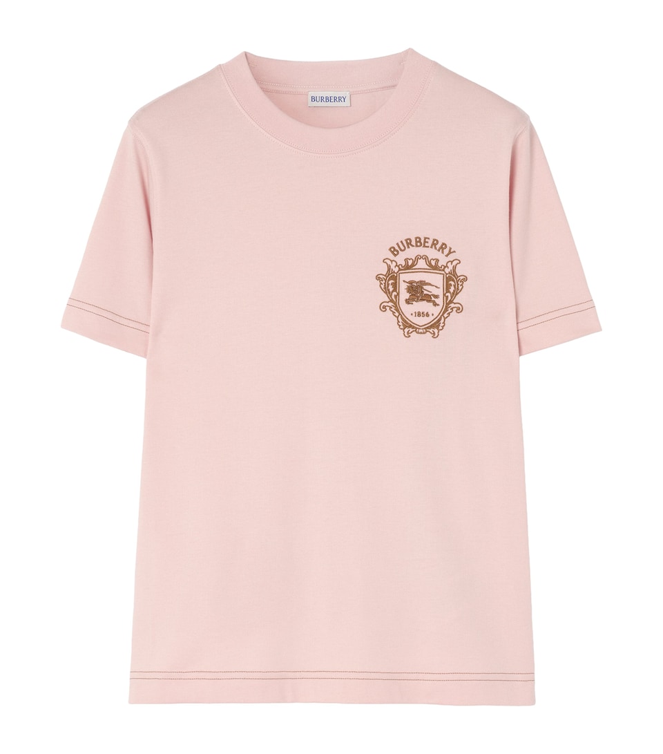 Burberry Womens Cotton EKD Crest T-Shirt Bouquet