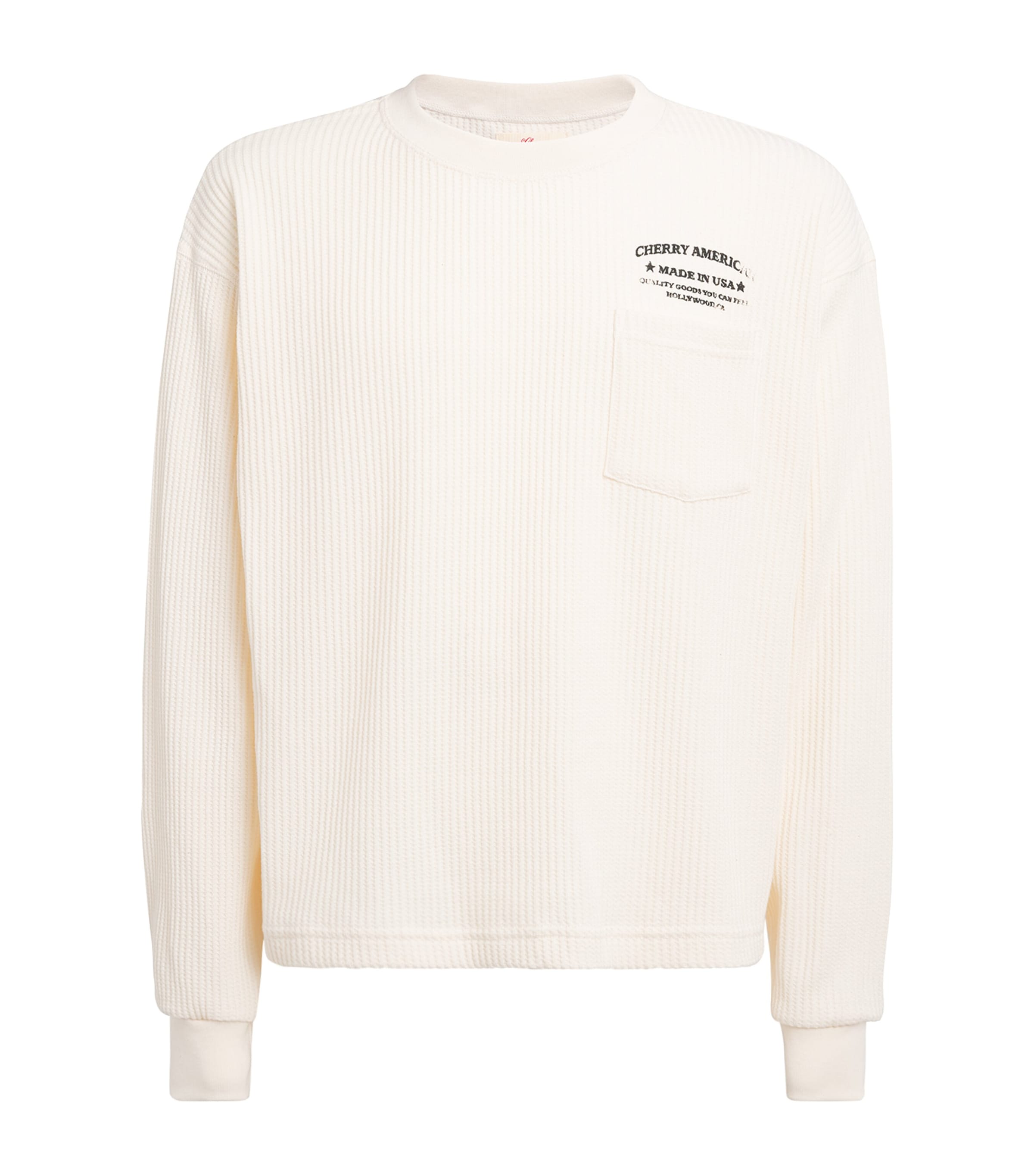 Waffle Knit Ranch Long-Sleeve T-Shirt