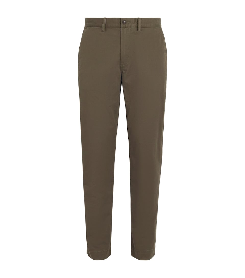 Polo Ralph Lauren Mens Stretch-Cotton Bedford Straight Chinos Canopy Olive
