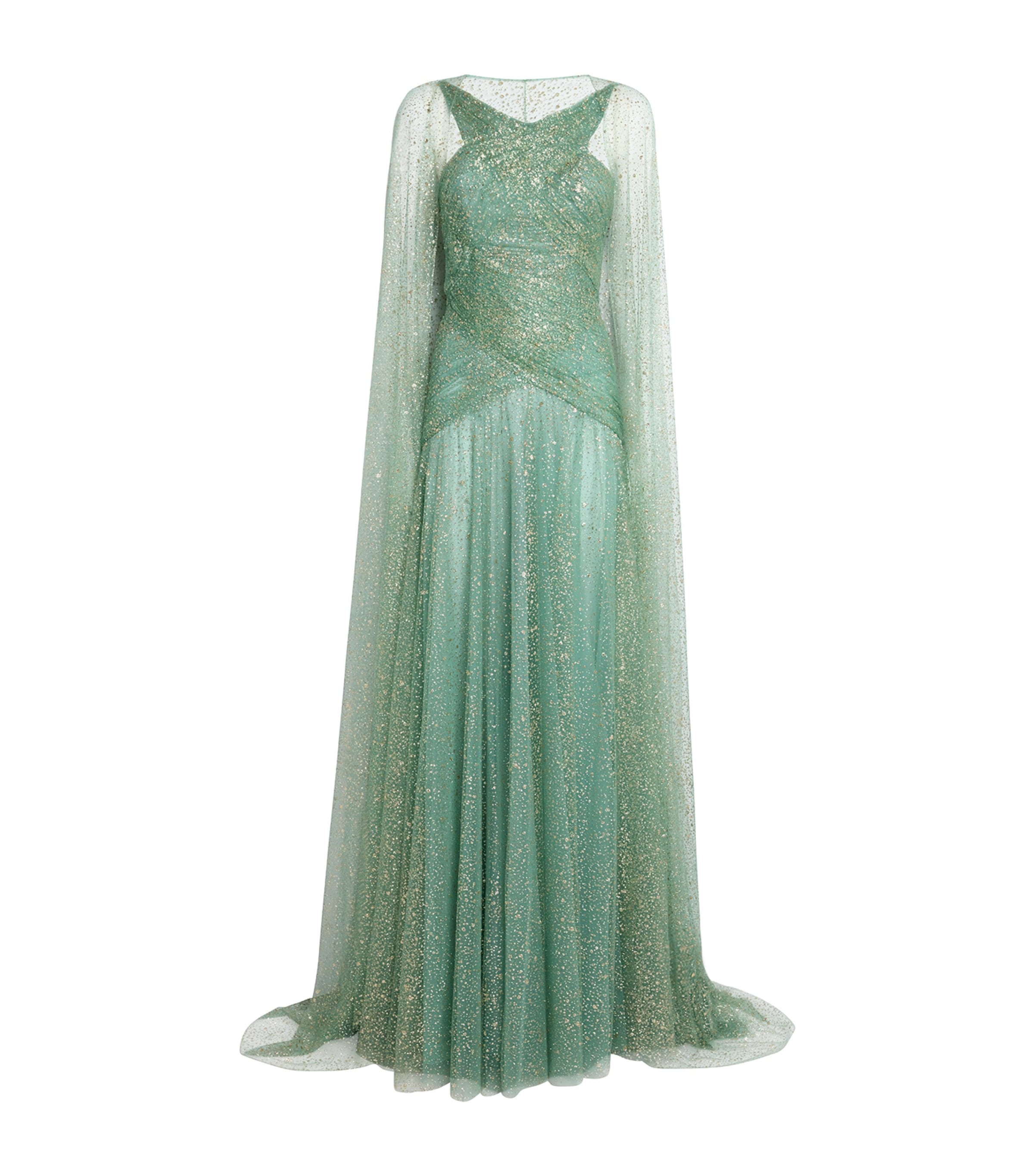 Glitter-Embellished Saule Gown