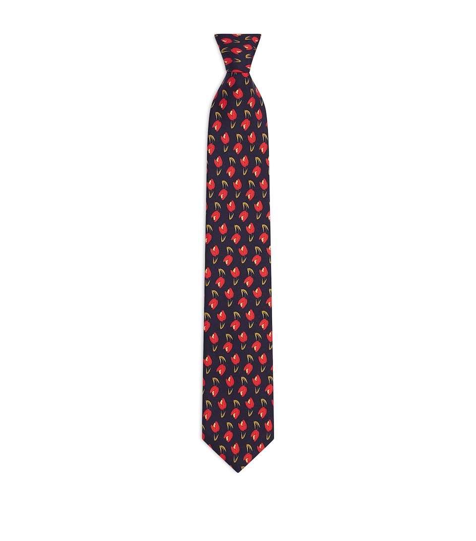 Givenchy Silk Tulip Tie