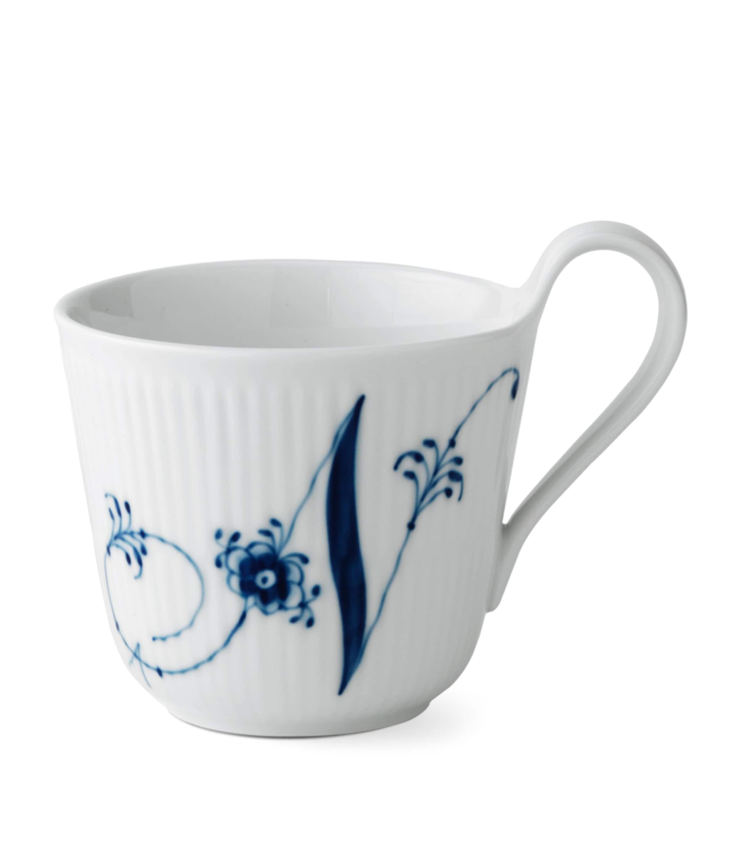 Porcelain Fluted Alphabet Mug