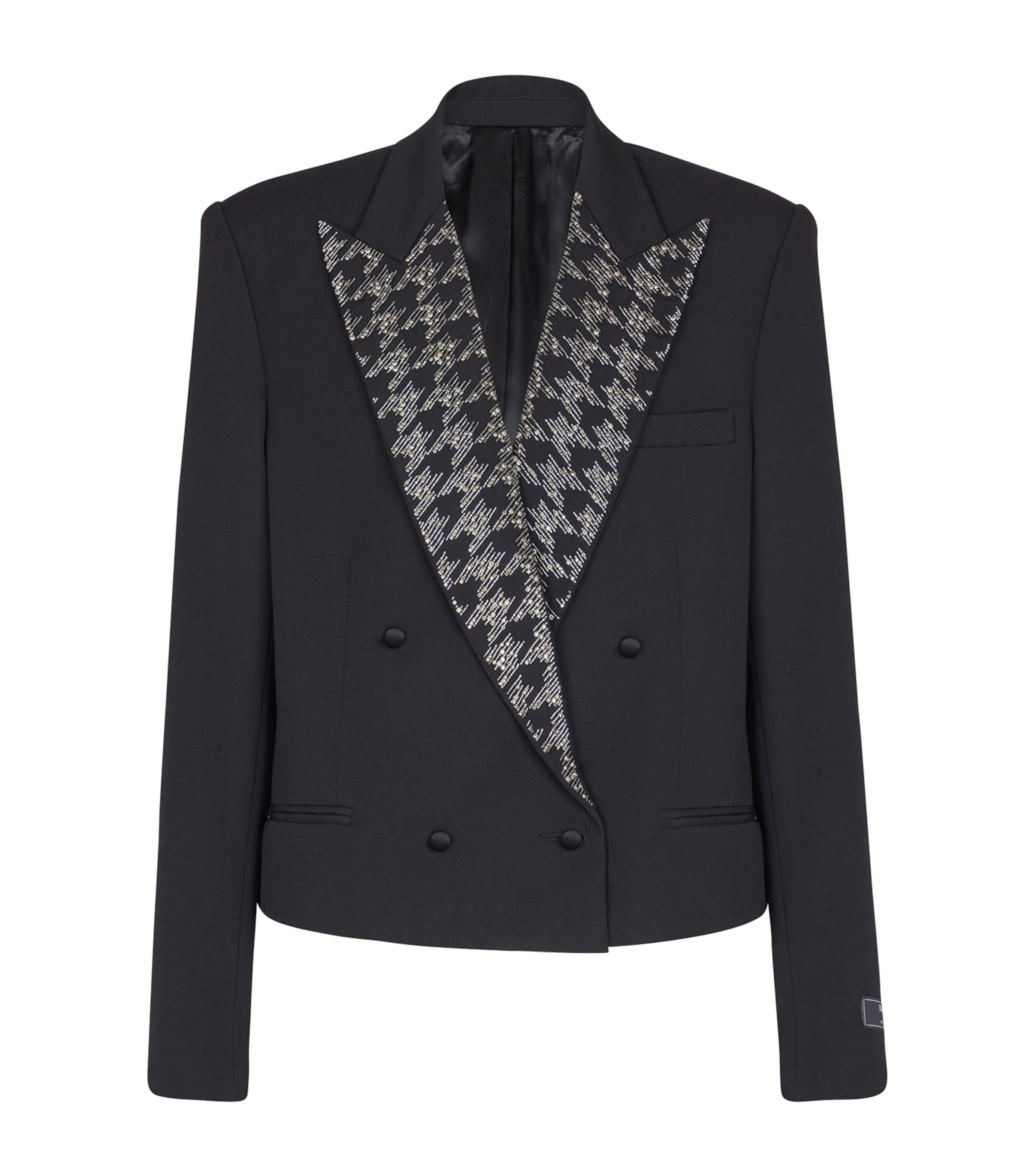 Embellished Double-Breasted Blazer