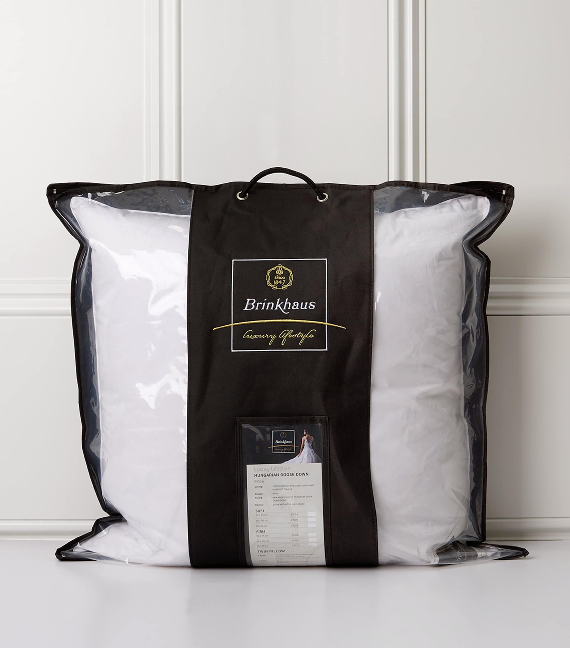 Hungarian Goose Down Firm Pillow