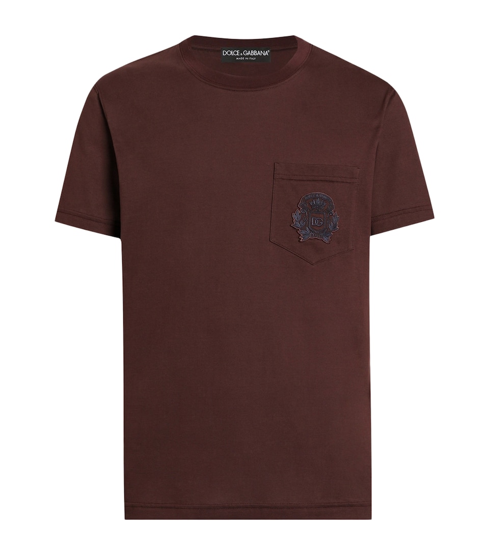 Cotton Embroidered Logo T-Shirt