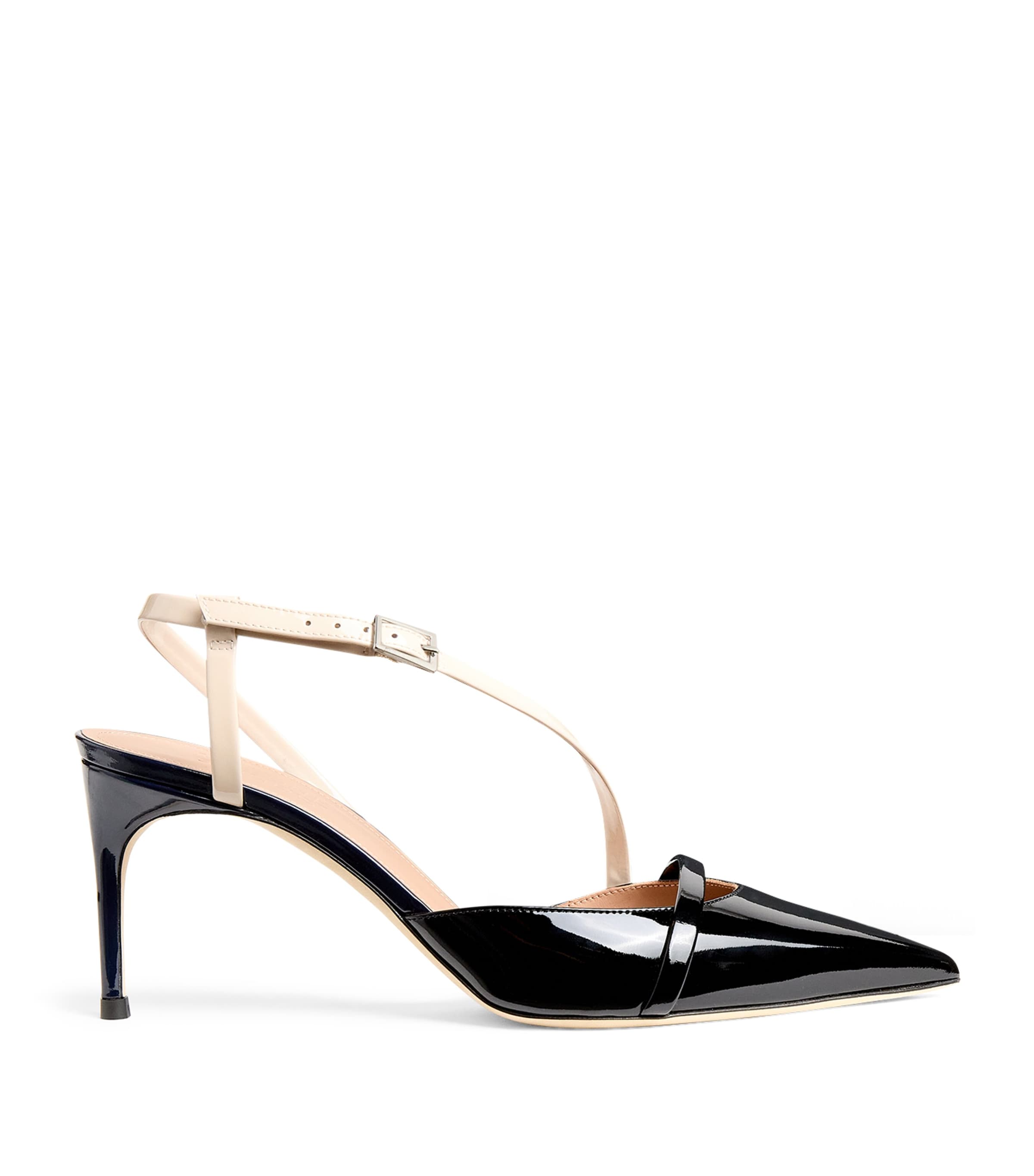 Patent Leather Valeria Slingback Pumps 70