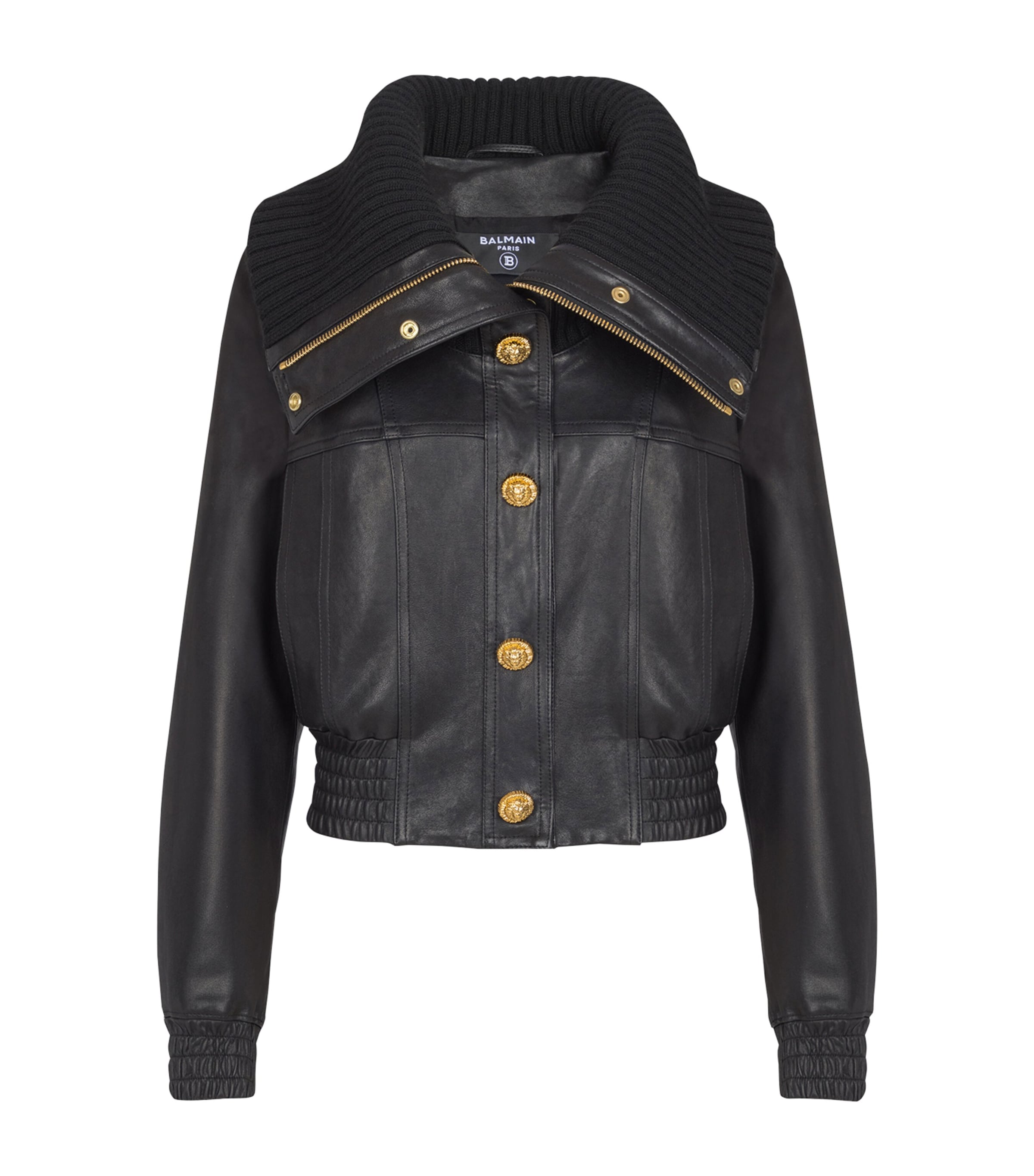 Leather Bomber Jacket