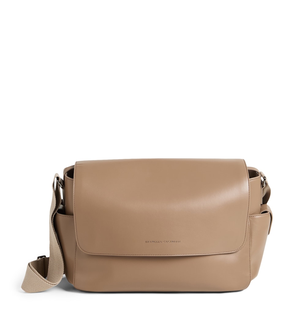 Leather Baby Bernie Changing Bag