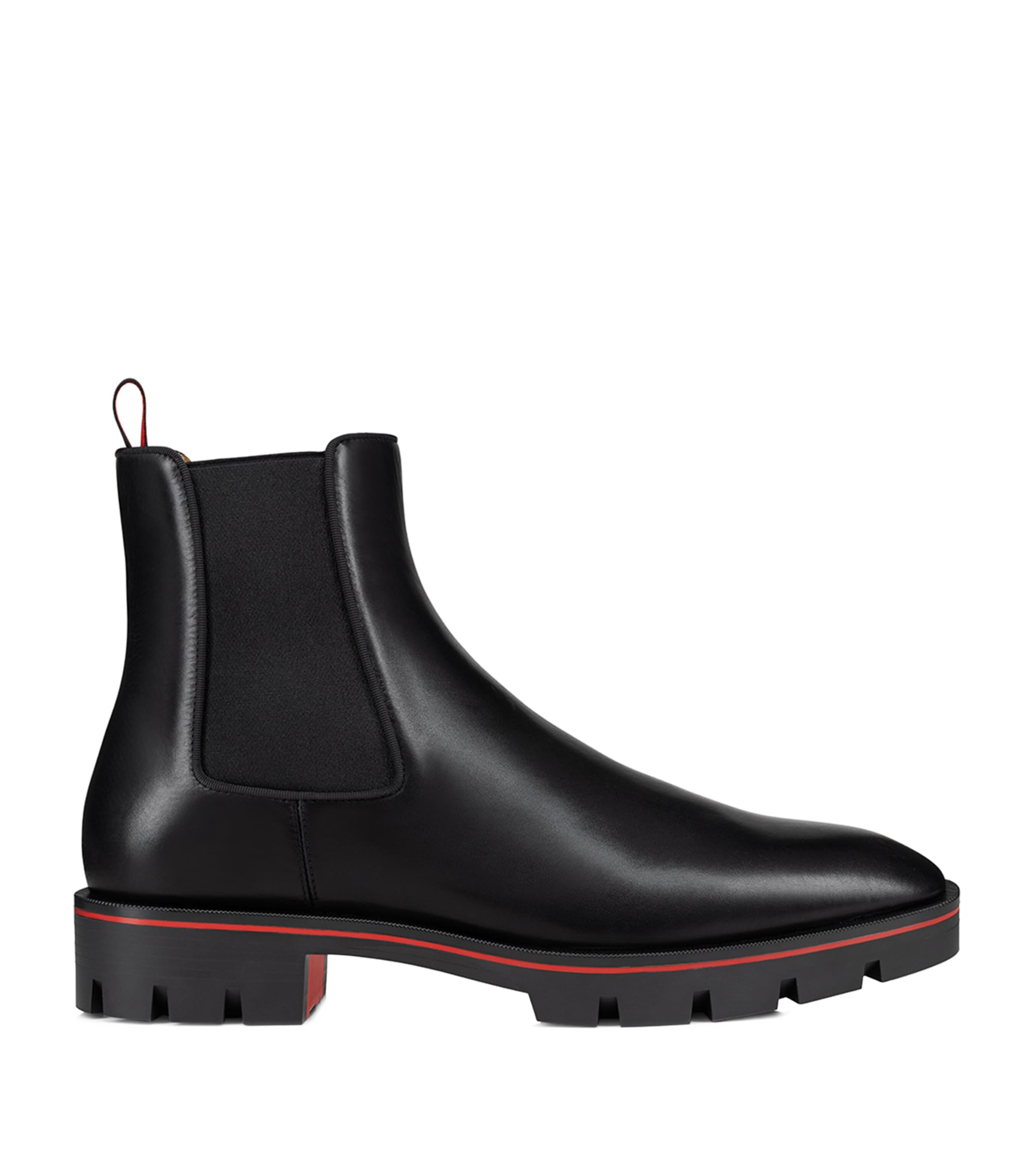 Christian Louboutin Alpinosol Calf Leather Chelsea Boots