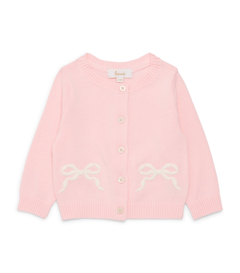 Cotton Bow Cardigan (0-18 Months)