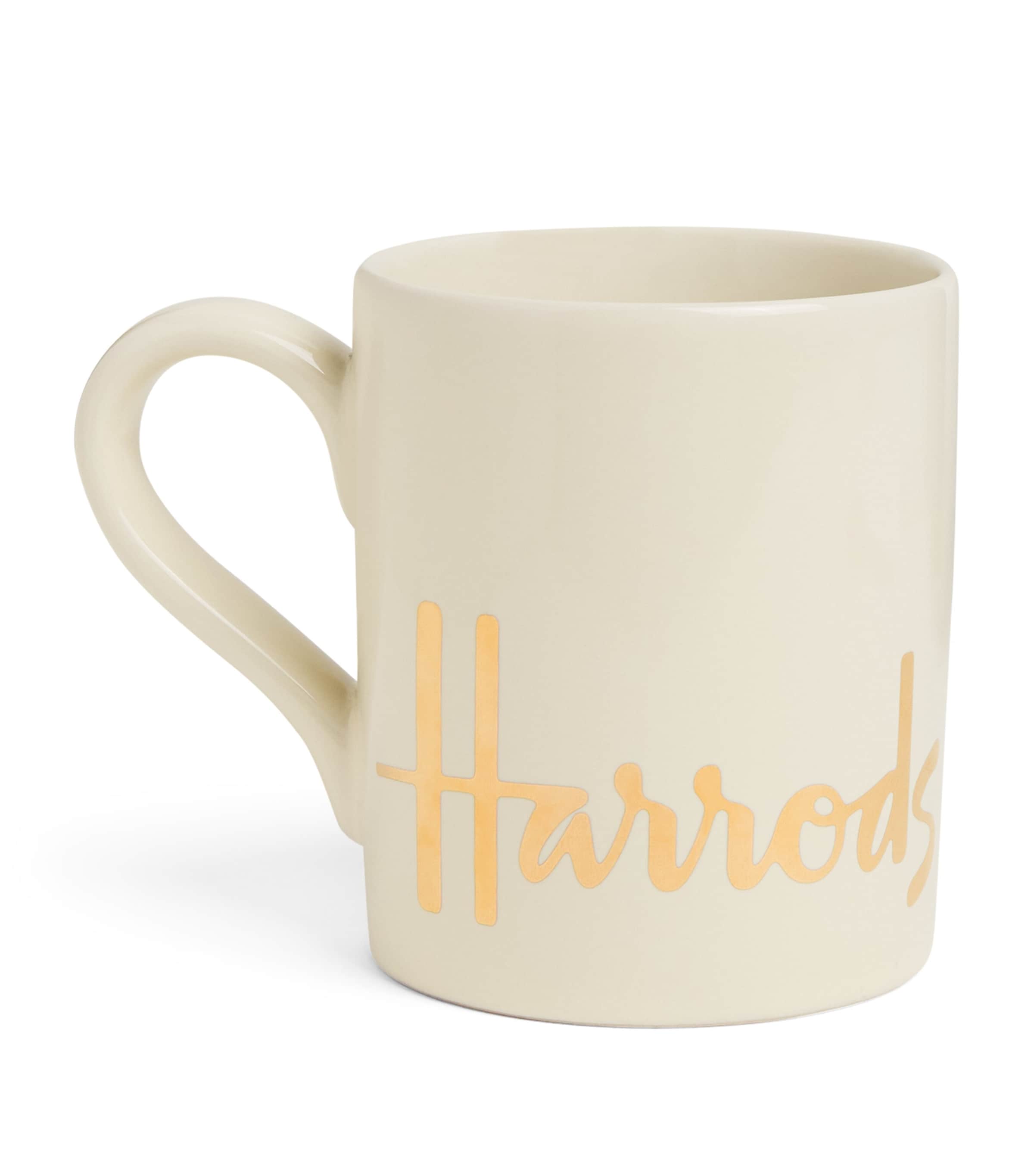 Harrods Logo Mug Cream