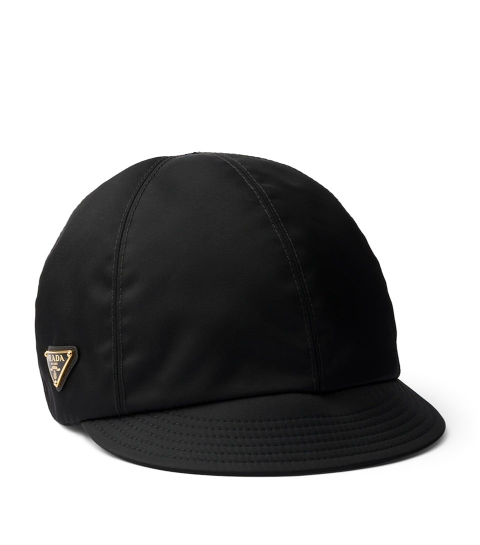 Prada Re-Nylon Baseball Cap Black