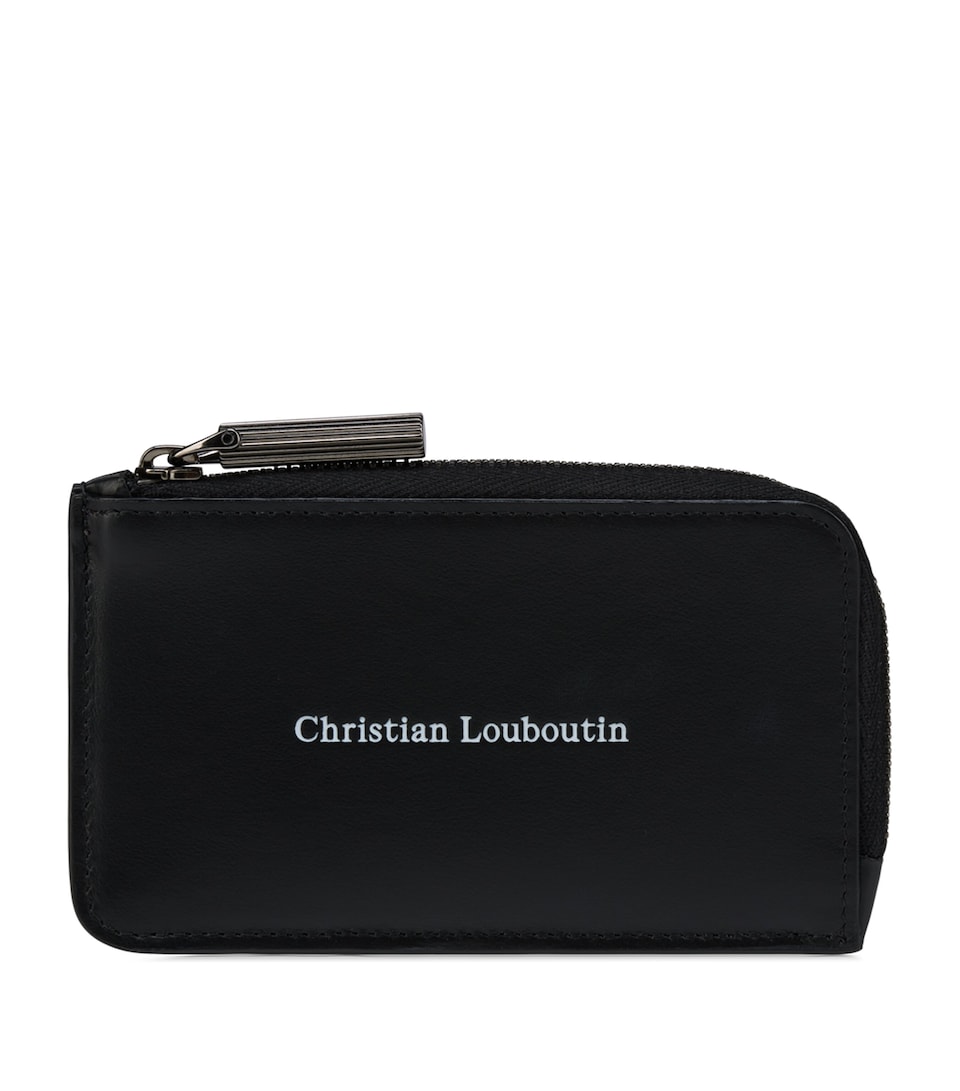 Christian Louboutin Canopy Leather Zipped Card Holder