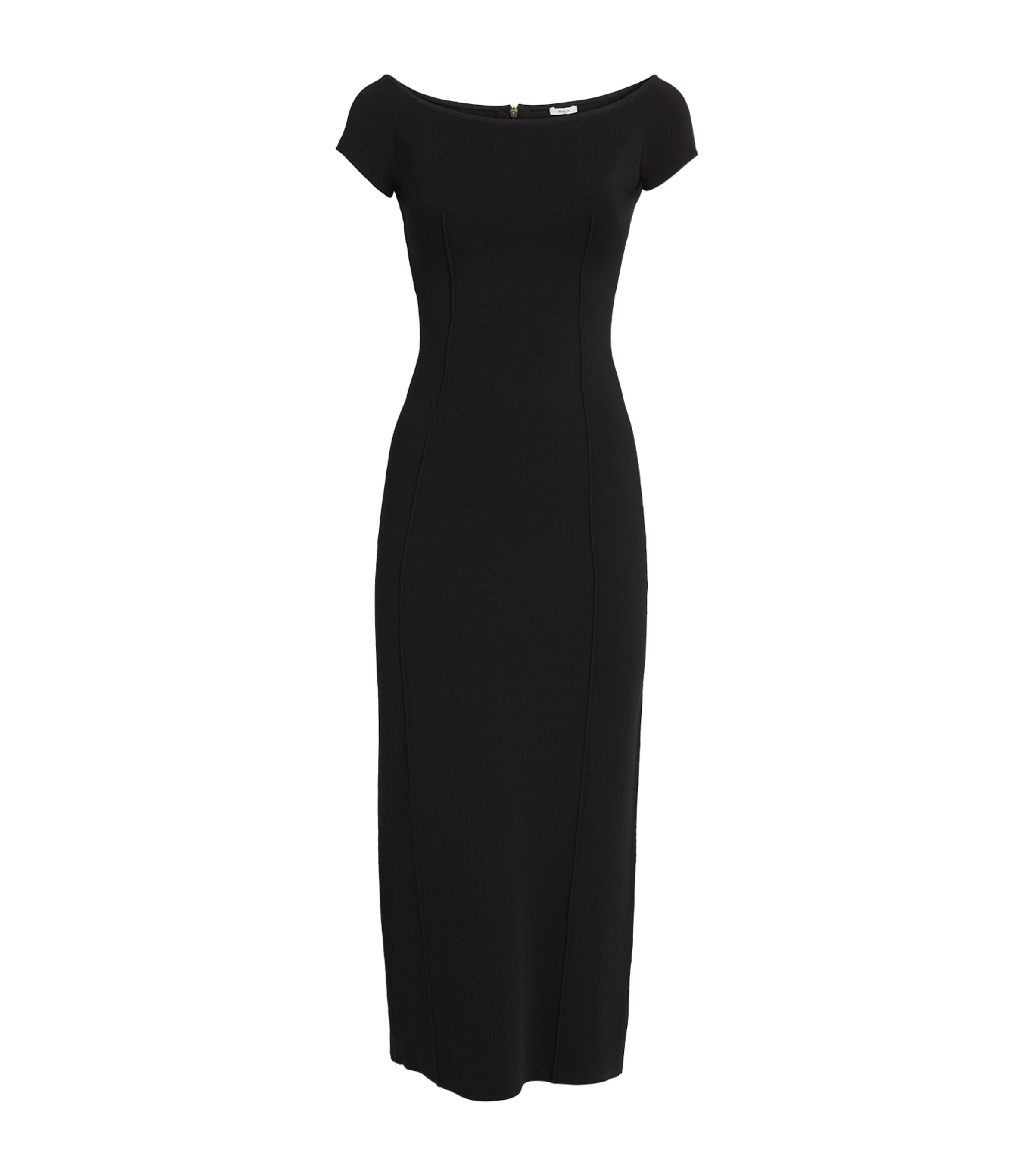 Milano-Knit Foin Compact Maxi Dress