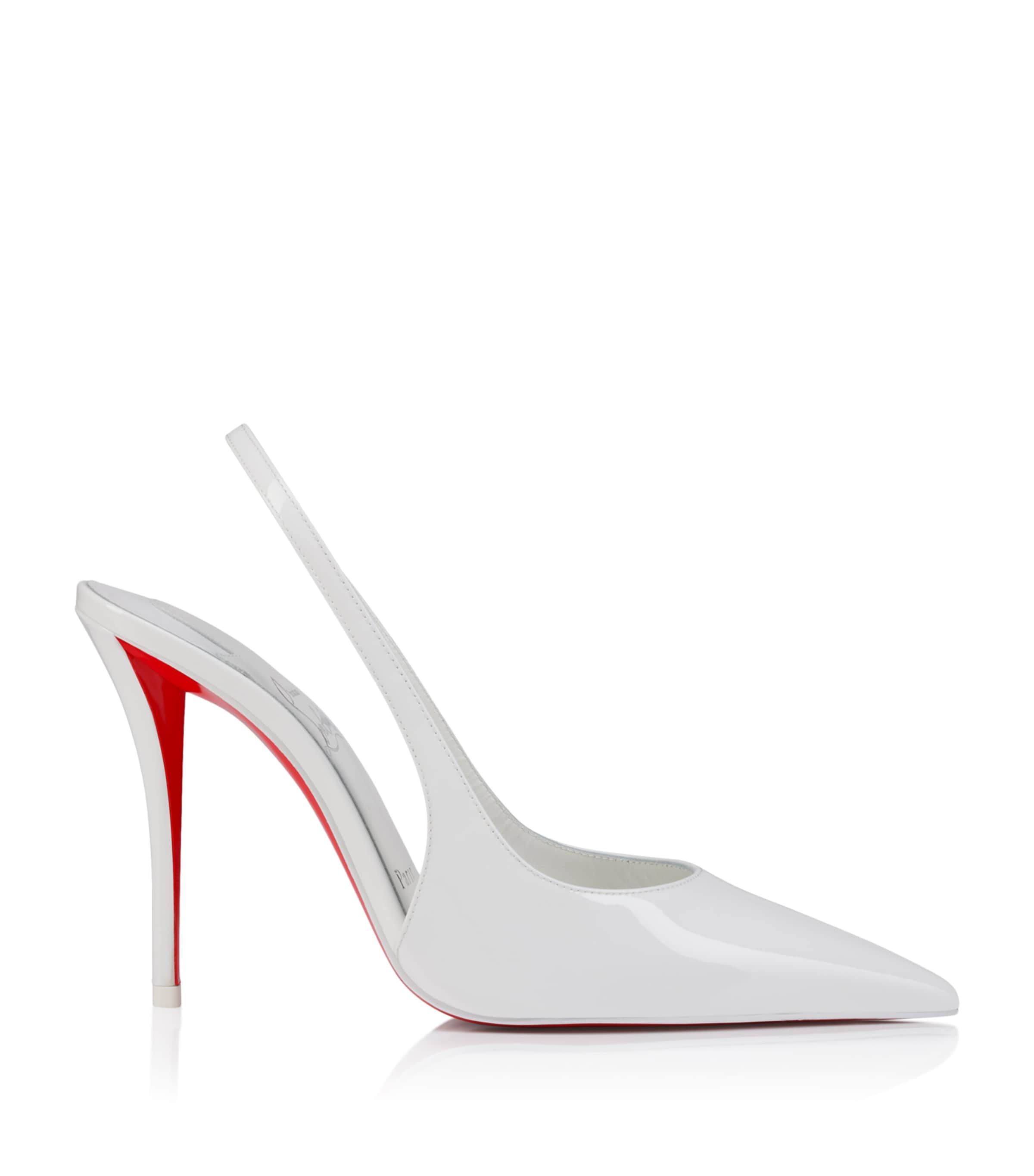Christian Louboutin Miss Z Sling Patent Leather Slingback Pumps 100