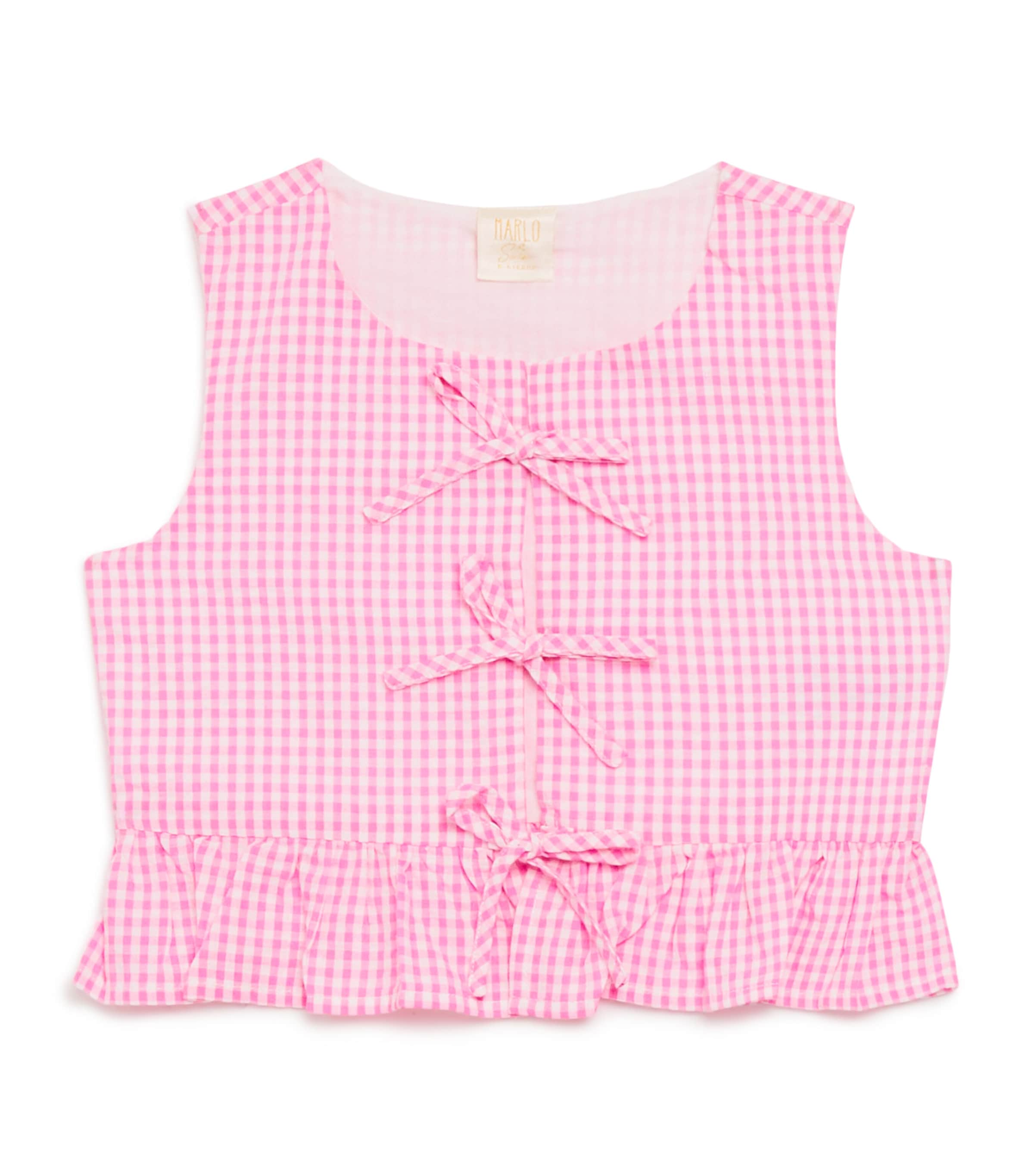 Cotton Gingham Elara Top (3-16 Years)
