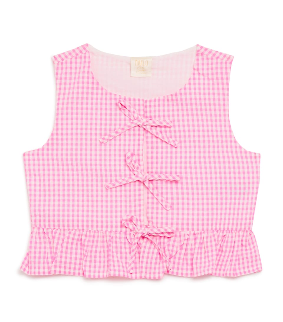 Cotton Gingham Elara Top (3-16 Years)