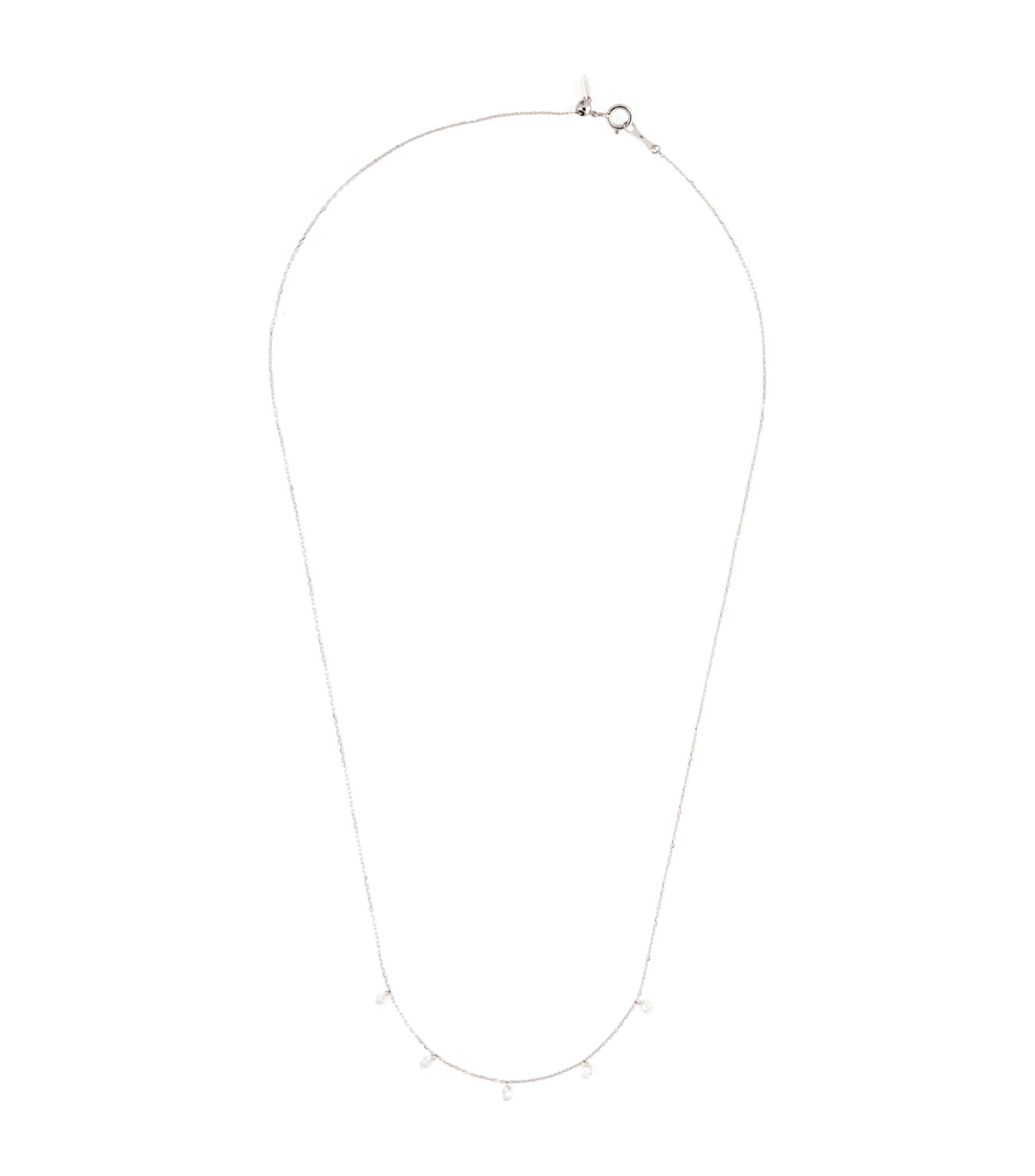 Persée White Gold and Diamond 5-Stone Danaé Necklace White Gold