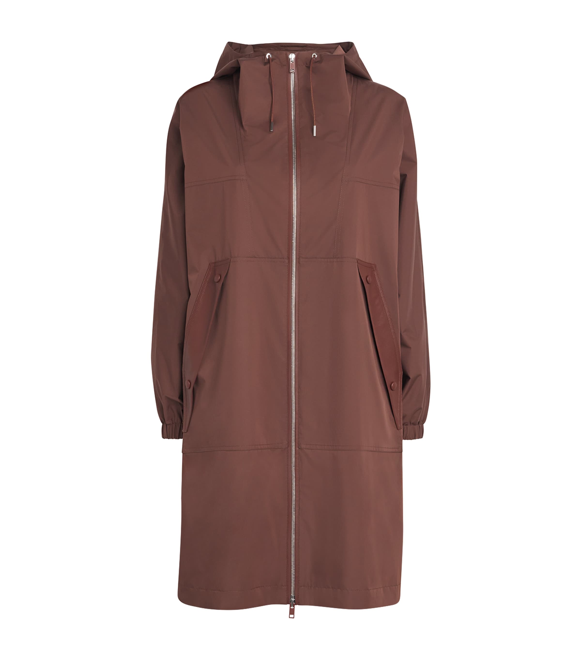 Yves Salomon Womens Waterproof Hooded Parka