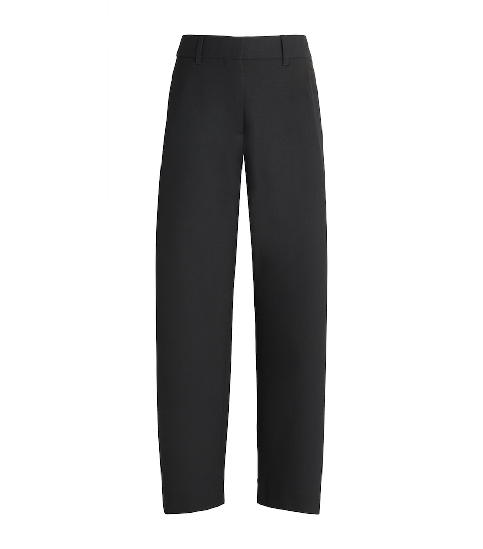 ME+EM Womens Cotton-Blend Clever Tapered Chinos Black