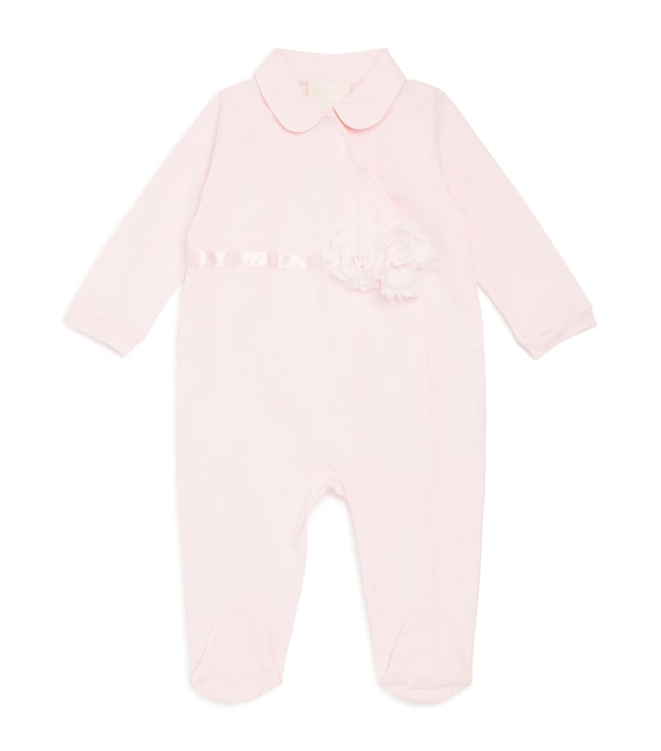 Cotton Flower-Detail All-In-One (1-12 Months)