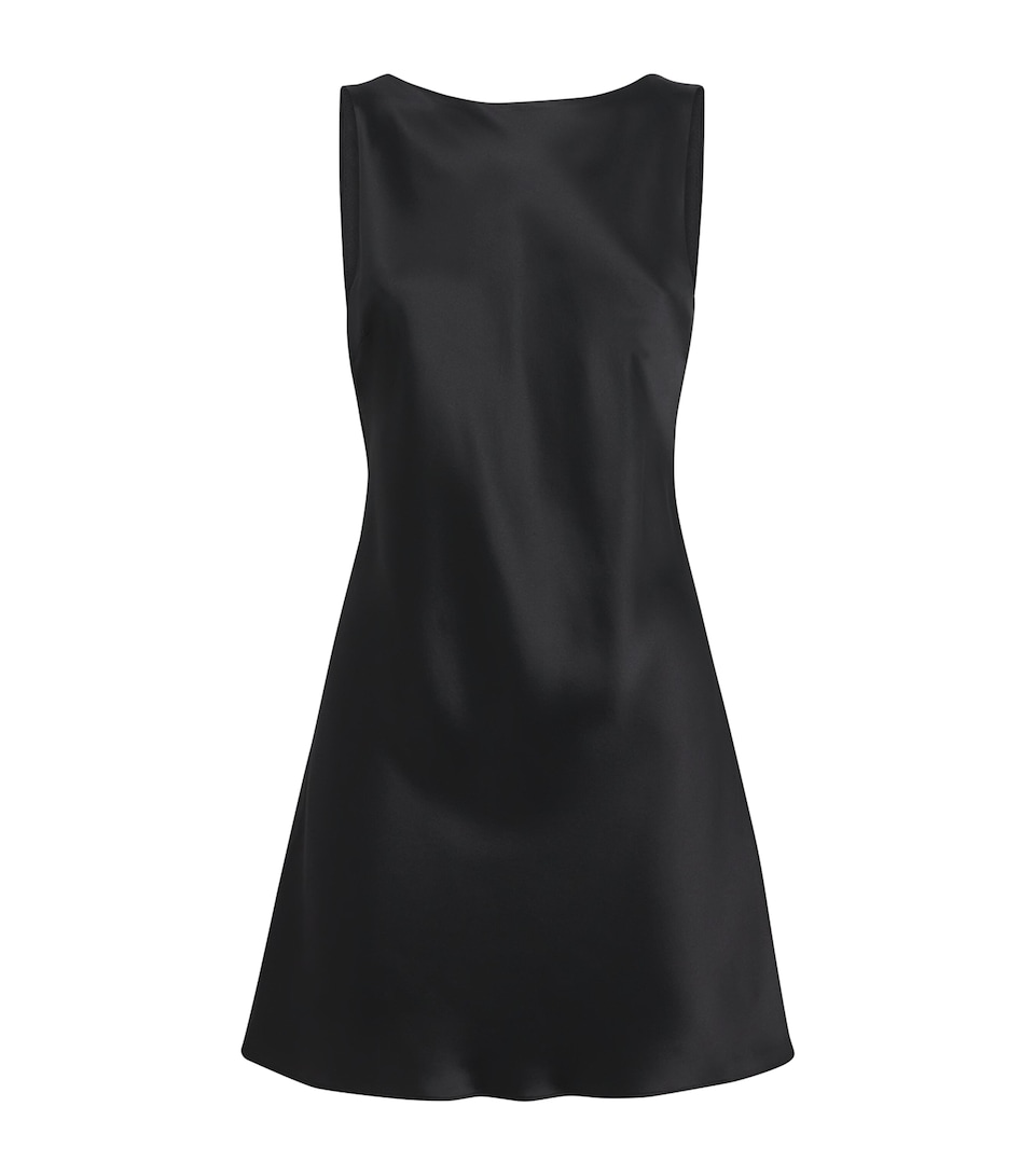 Silk Welcome Back Mini Dress