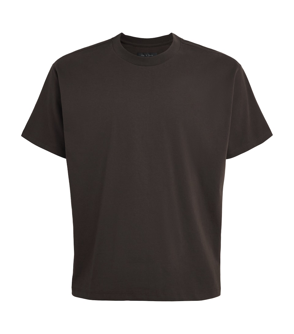 Rag & Bone Mens Cotton Jacob T-Shirt Brown