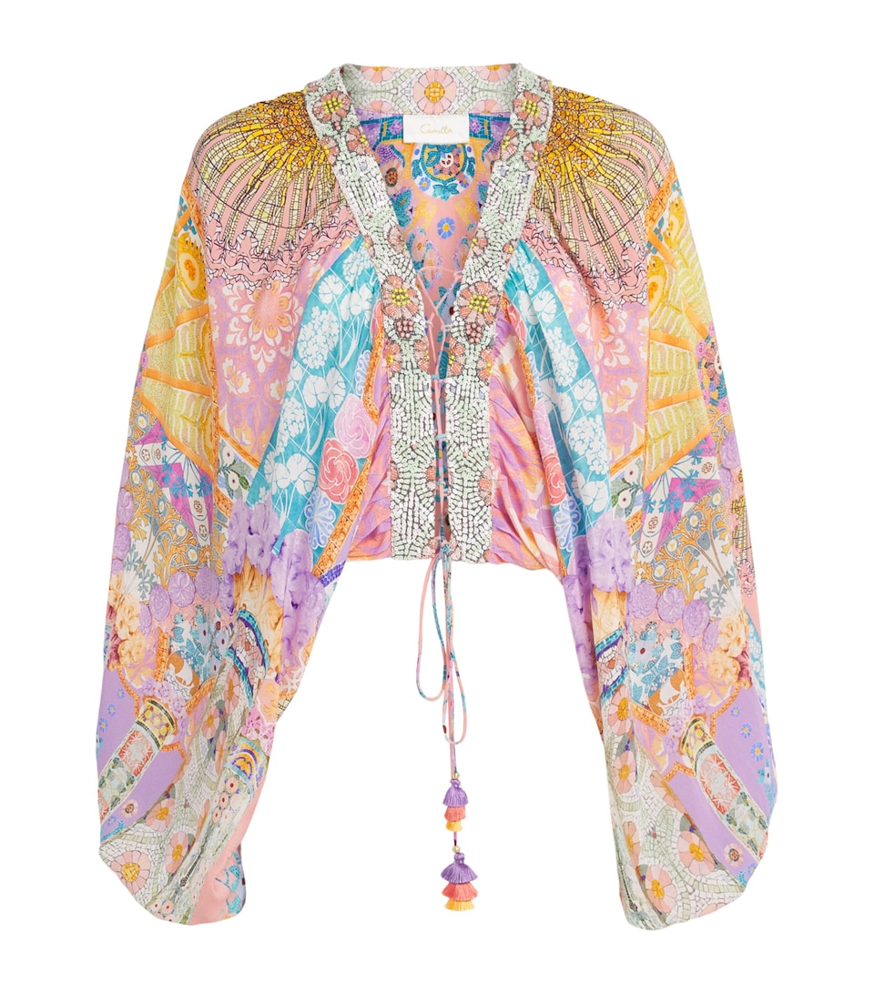 Camilla Womens Silk Blouse Howdy Gaudi