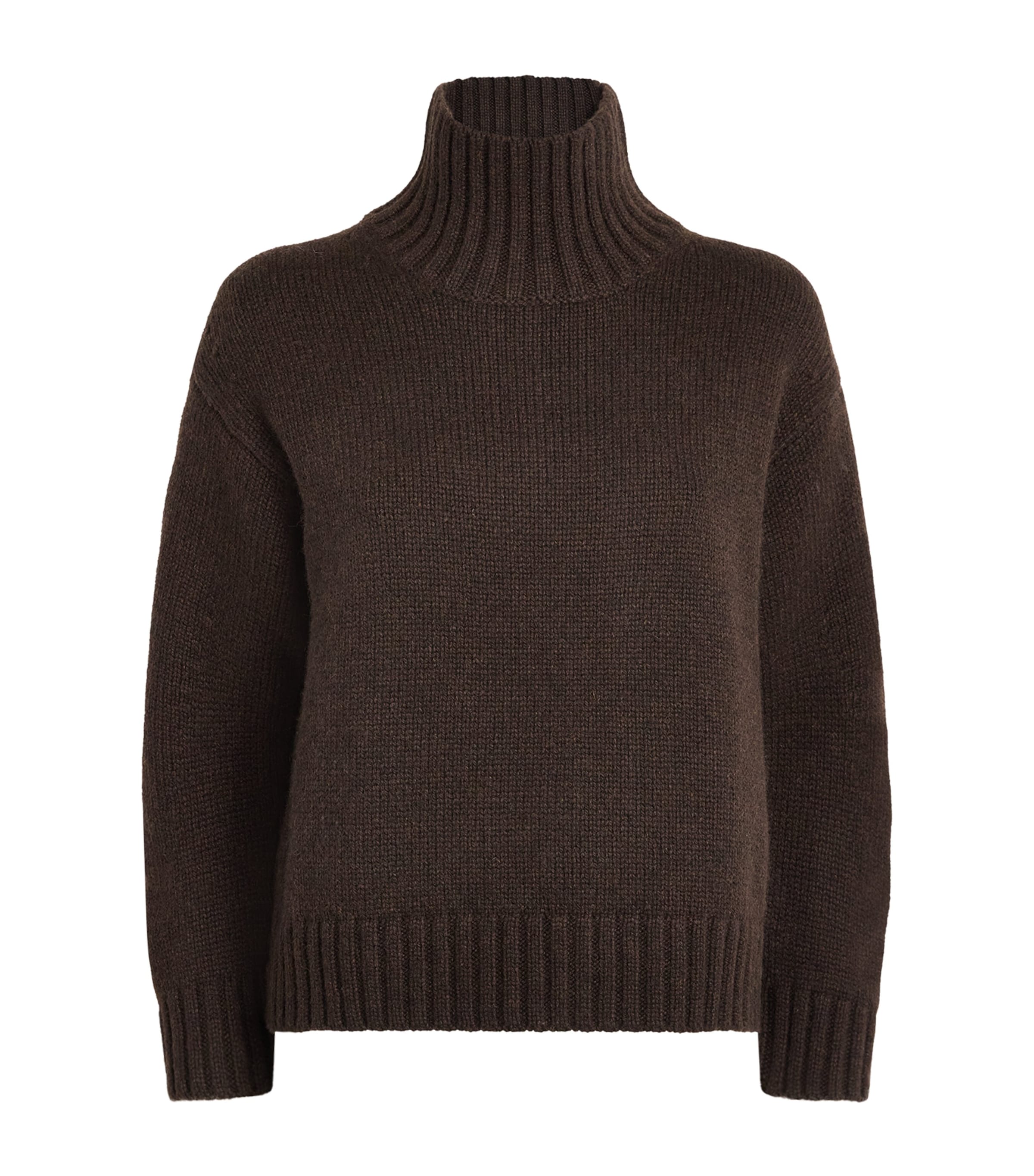 Yves Salomon Womens Cashmere Funnel-Neck Sweater