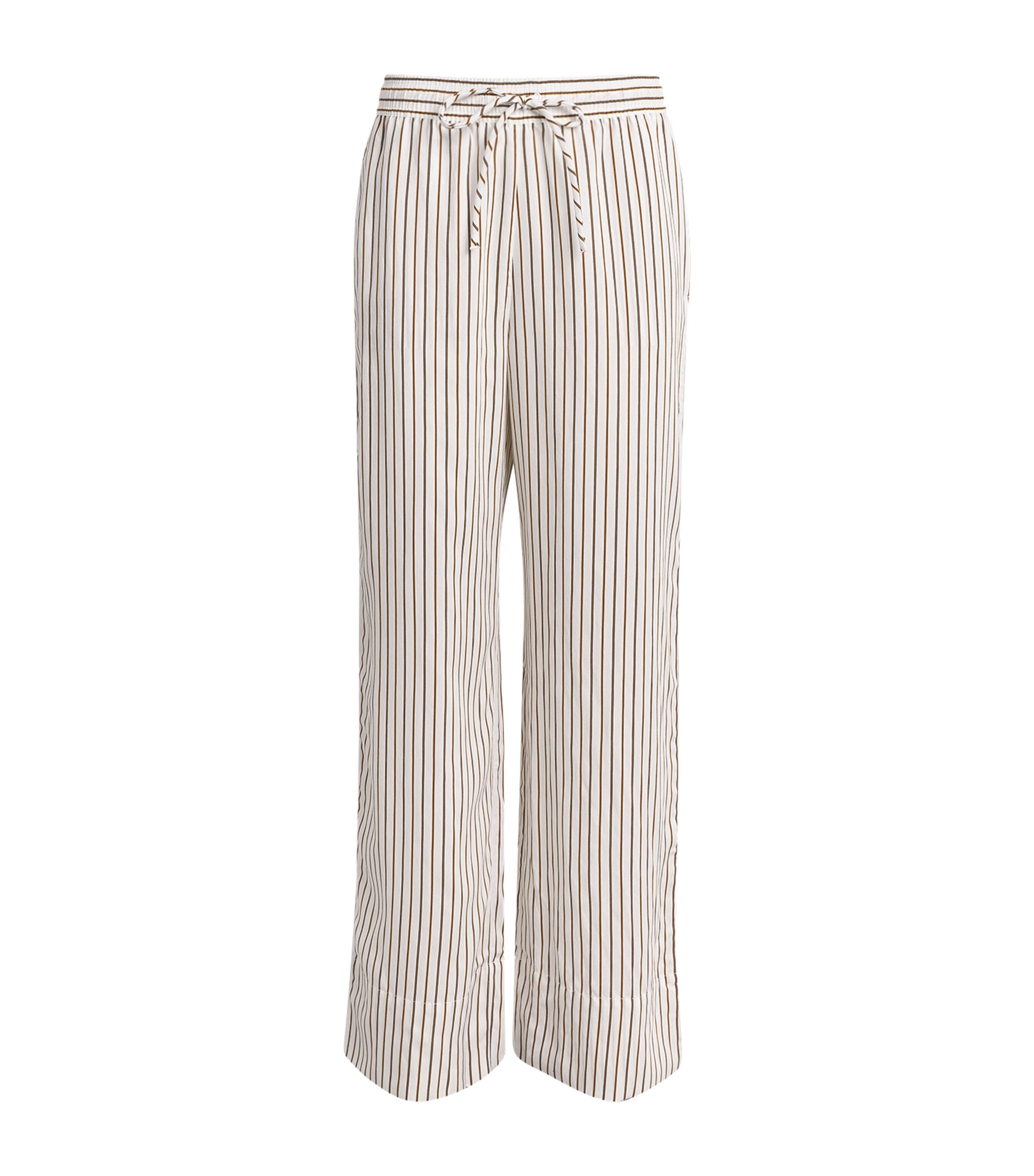 Stripe Drawstring Trousers