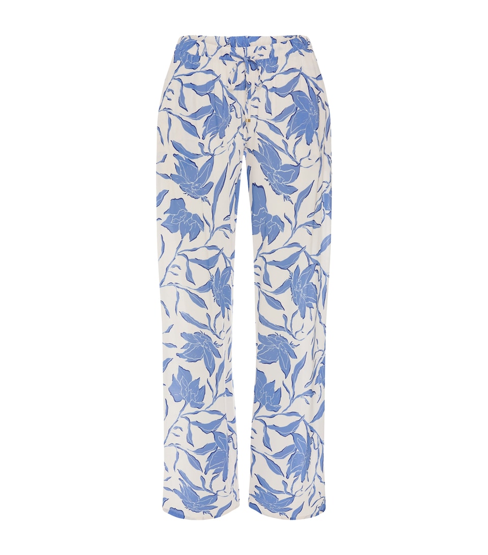 Hanro Womens Printed Sleep & Lounge Trousers Graceful Forms