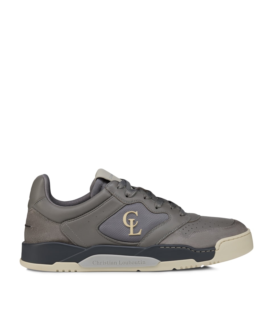 Christian Louboutin Bsktball 1 Retero Leather Trainers