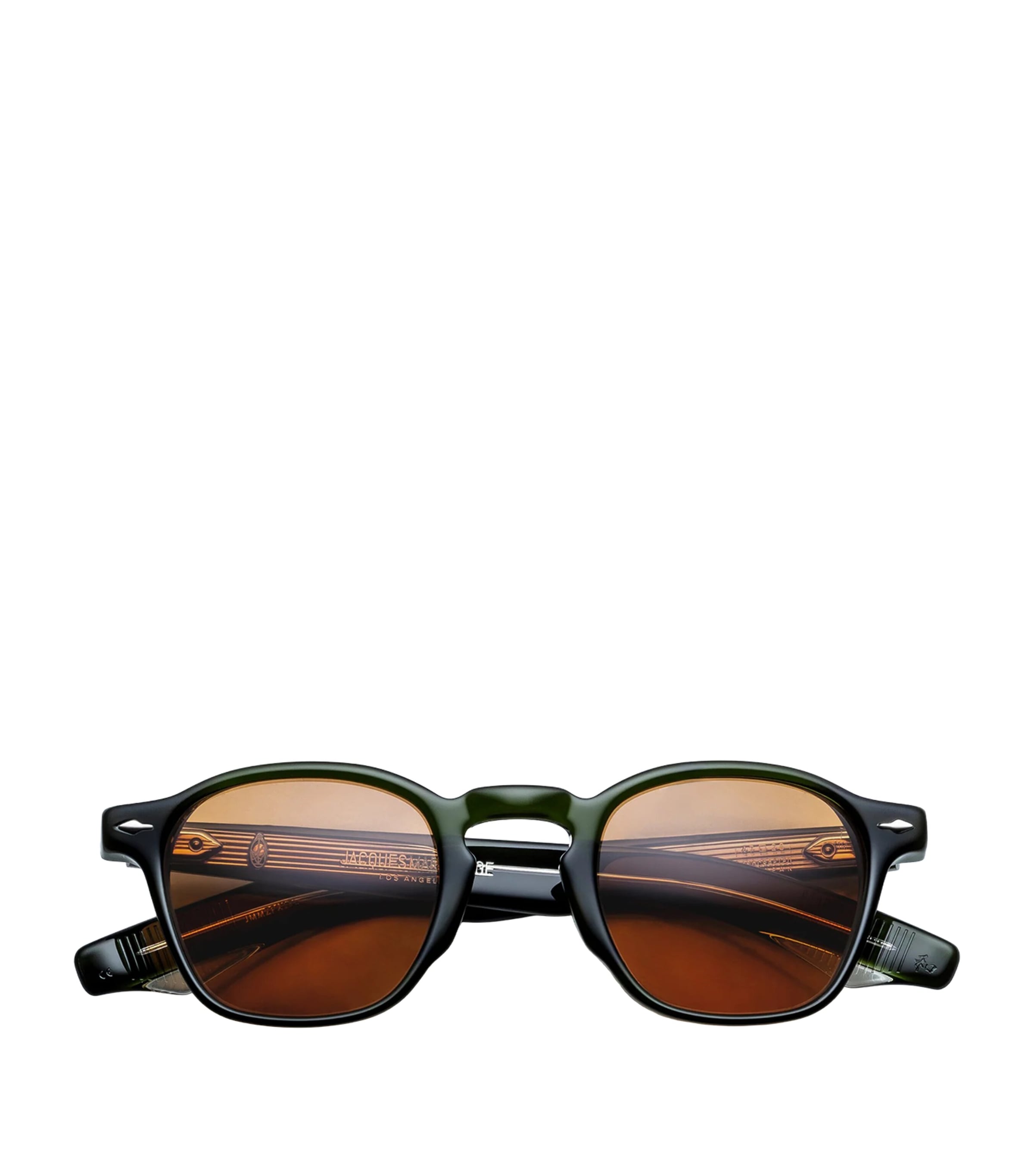 Jacques Marie Mage Zephirin 47 Round Sunglasses Borneo