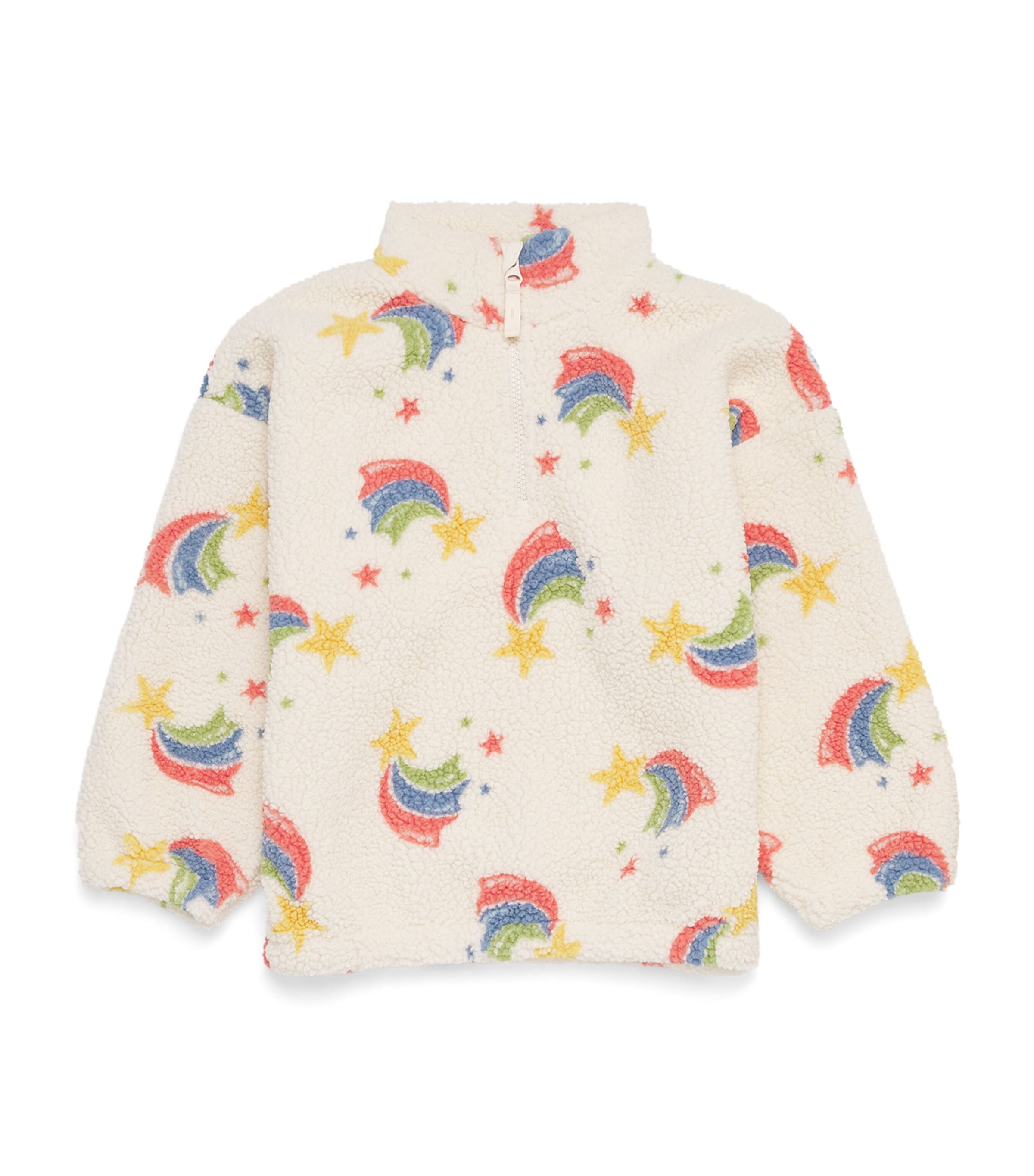 KONGES SLOJD Fleece Jody Teddy Half-Zip Jacket (9 Months-10 Years) Star