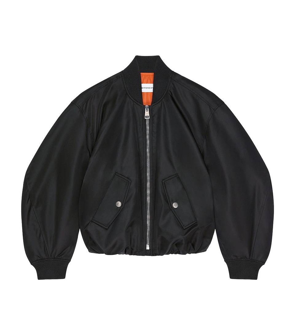 Cropped Bomber Jacket