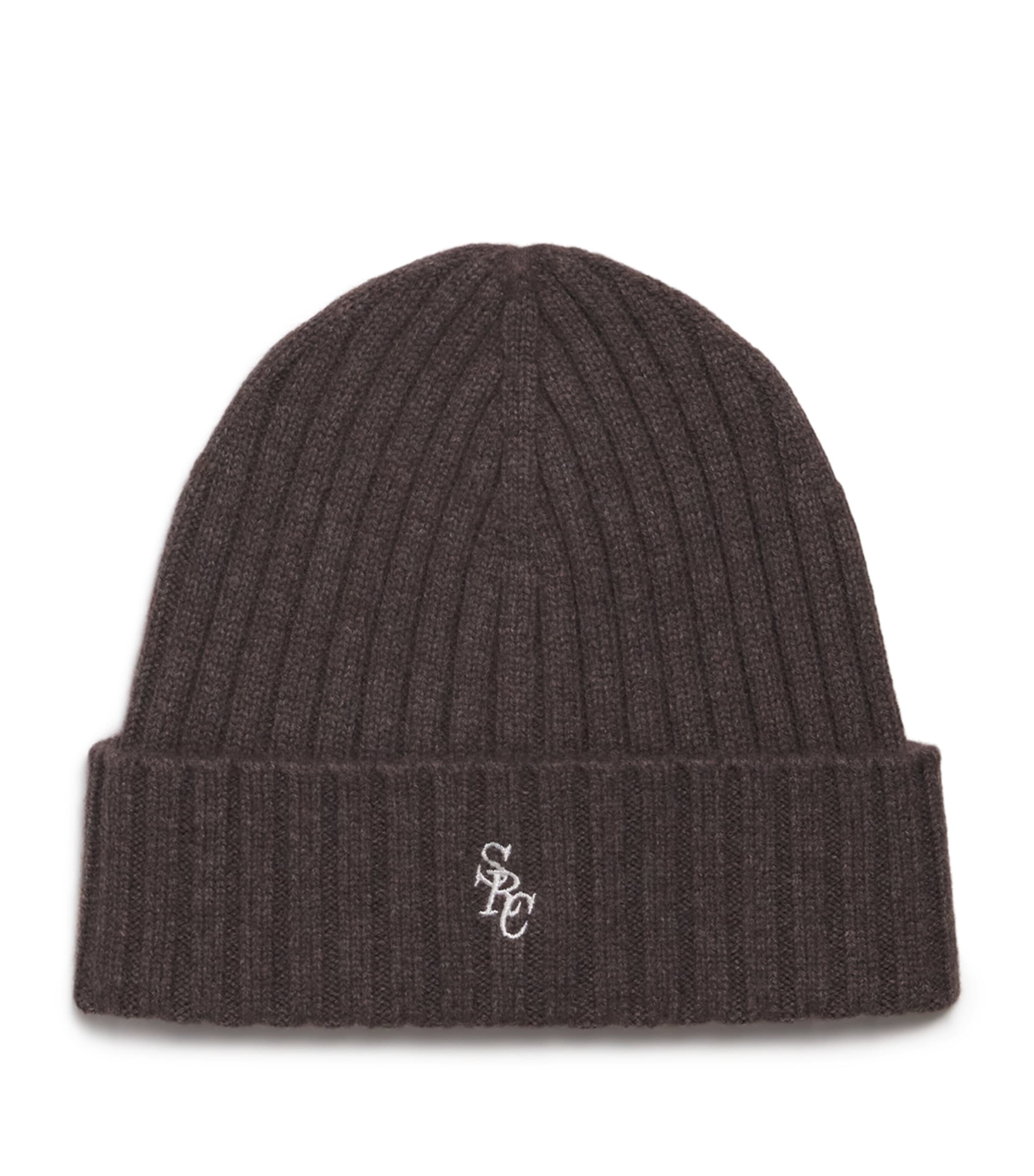 Cashmere-Wool Logo Beanie