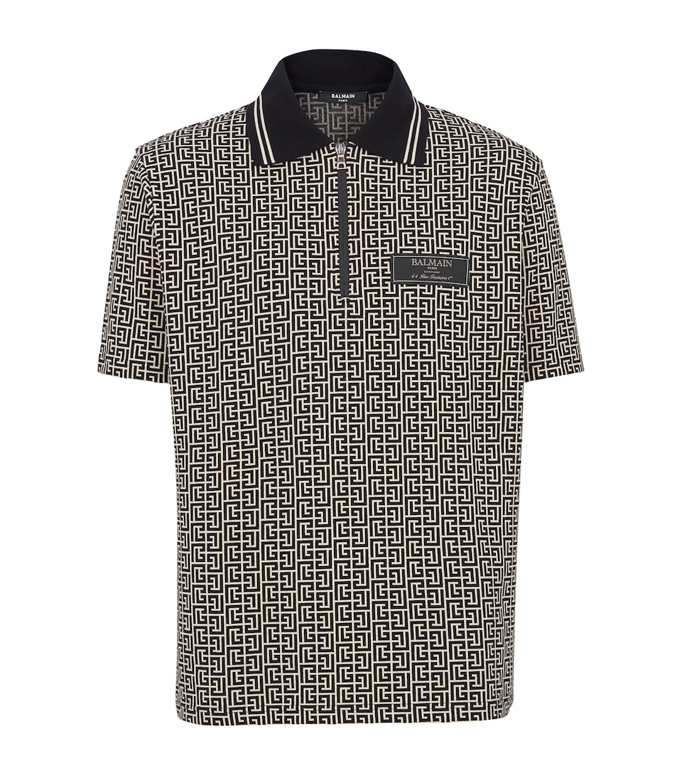 Virgin Wool PB Labyrinth Polo Shirt