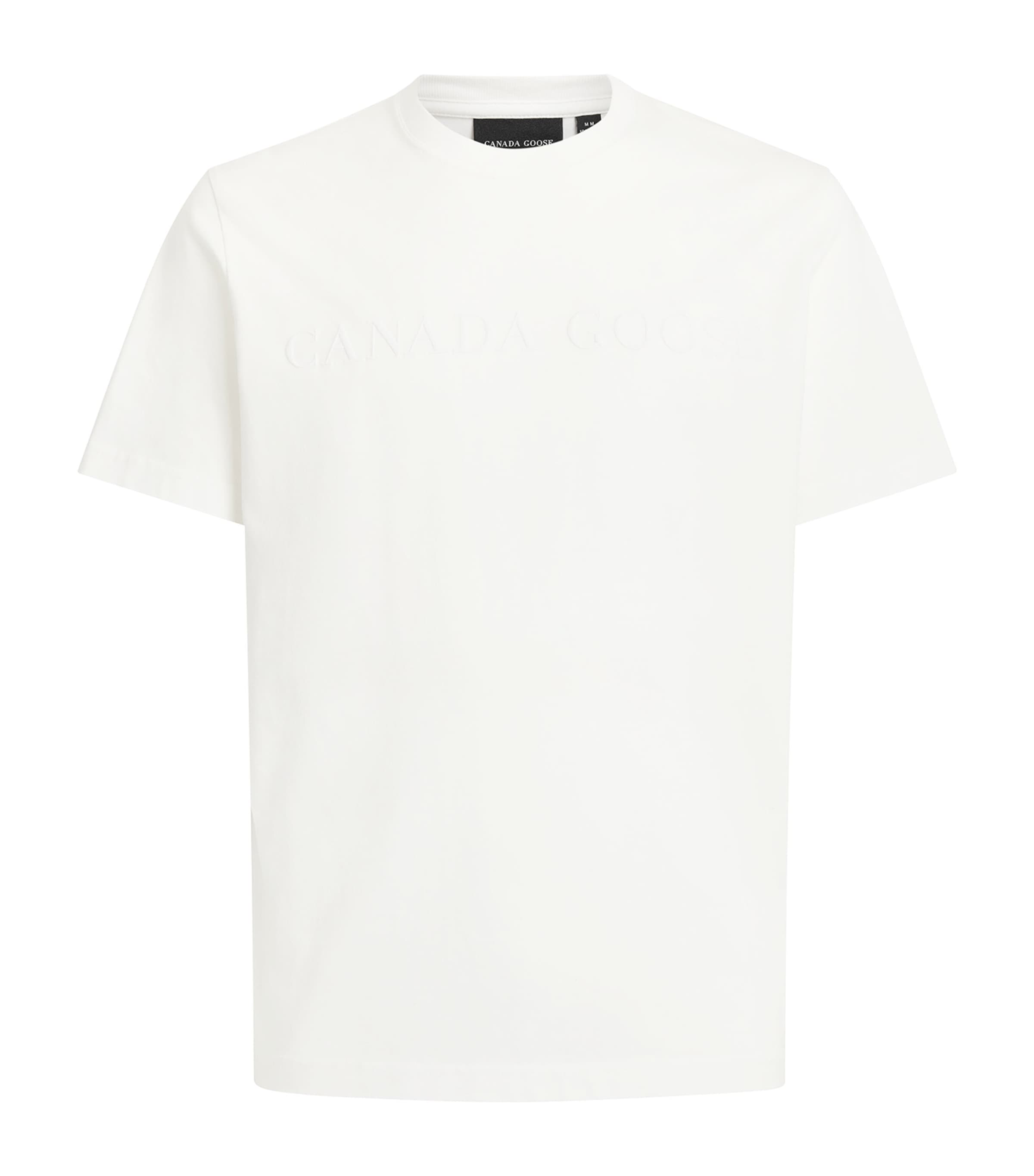 Canada Goose Mens Organic Cotton Vantage T-Shirt Optic White
