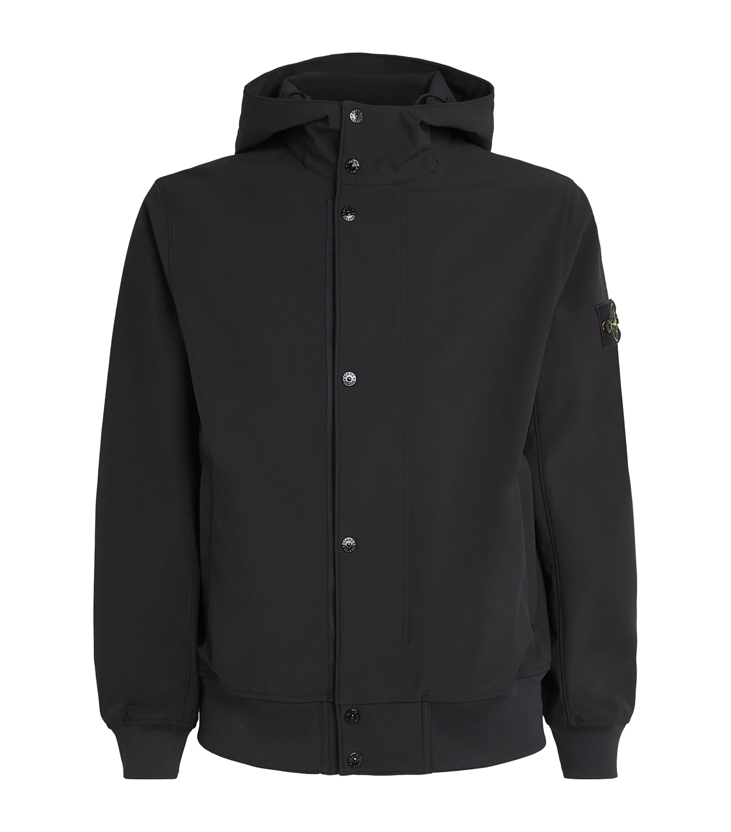 Stone Island Mens Light Soft Shell-R Hooded Jacket