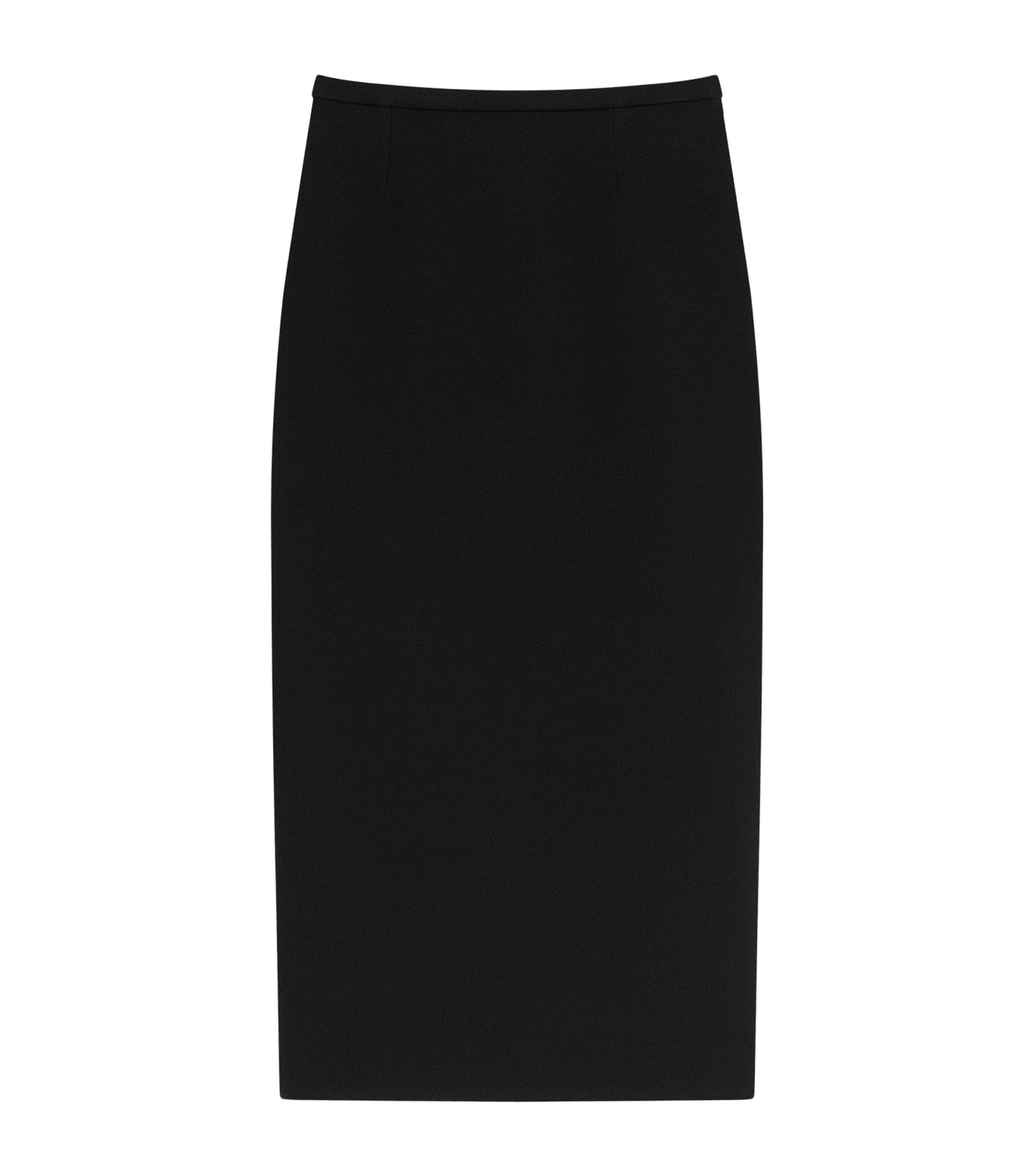 Wool-Blend Midi Pencil Skirt