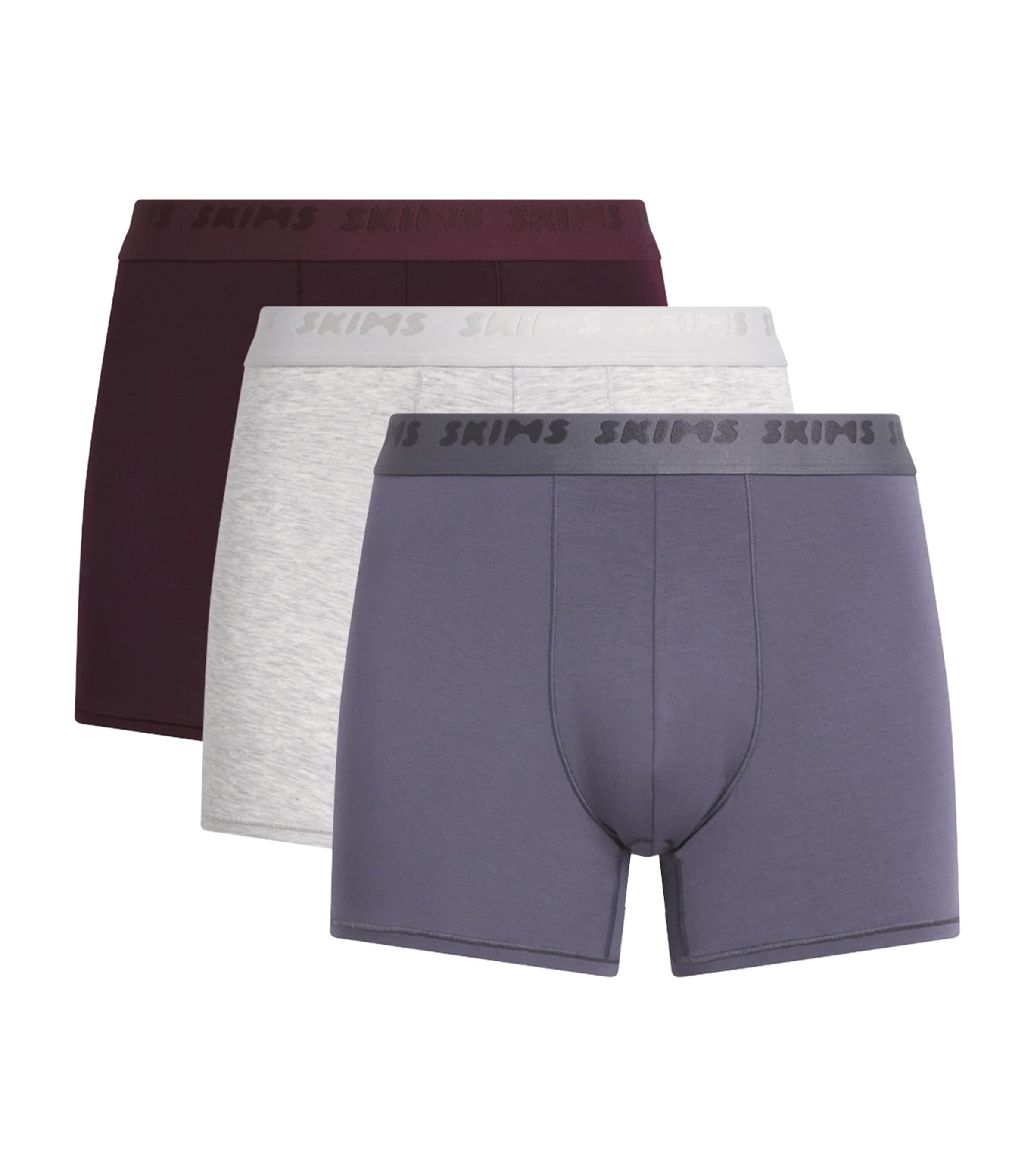 Skims Mens Stretch Boxer Briefs (Pack of 3) Bo Bbr Rvnmult