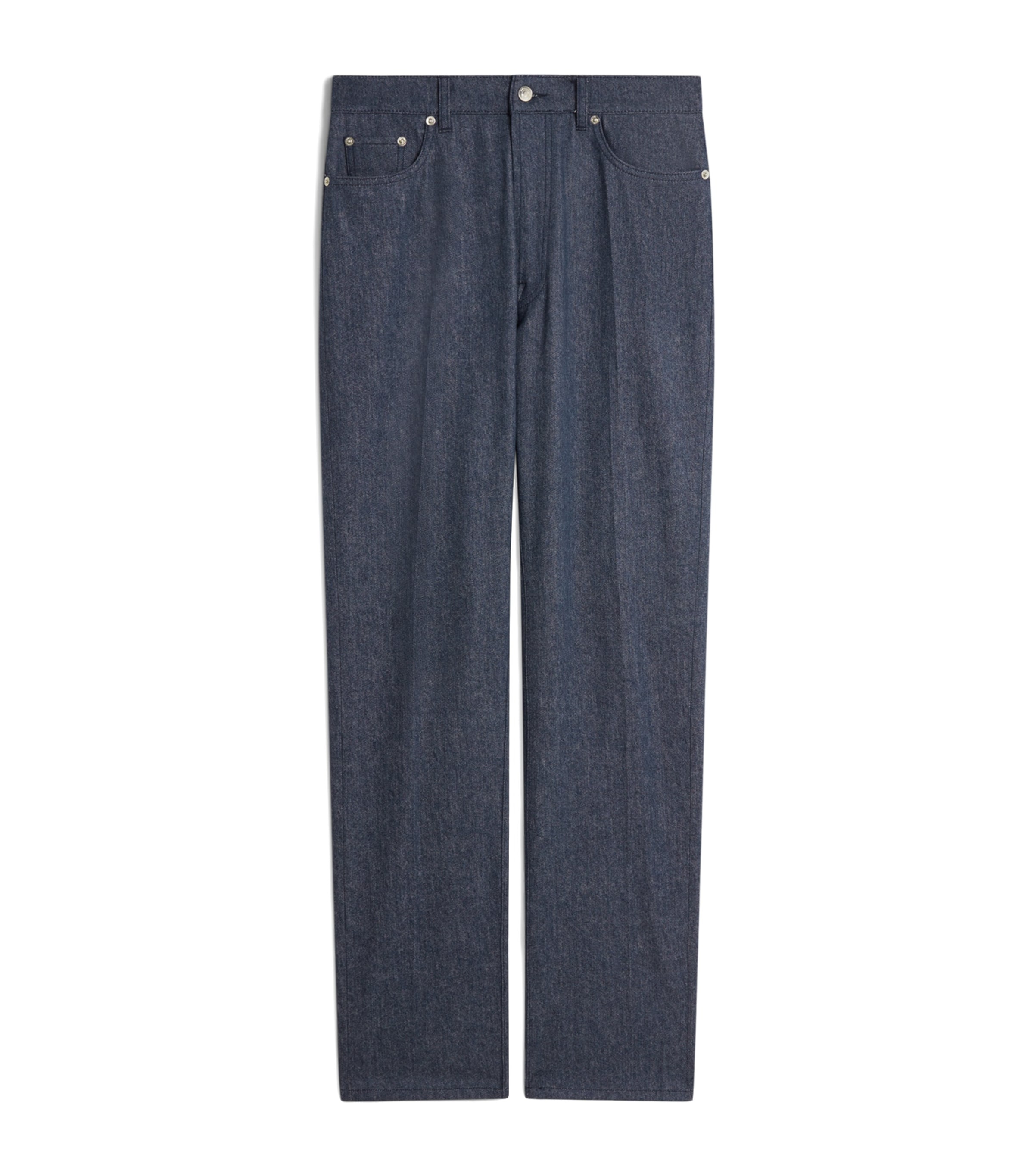 Wool-Blend Denim Trousers