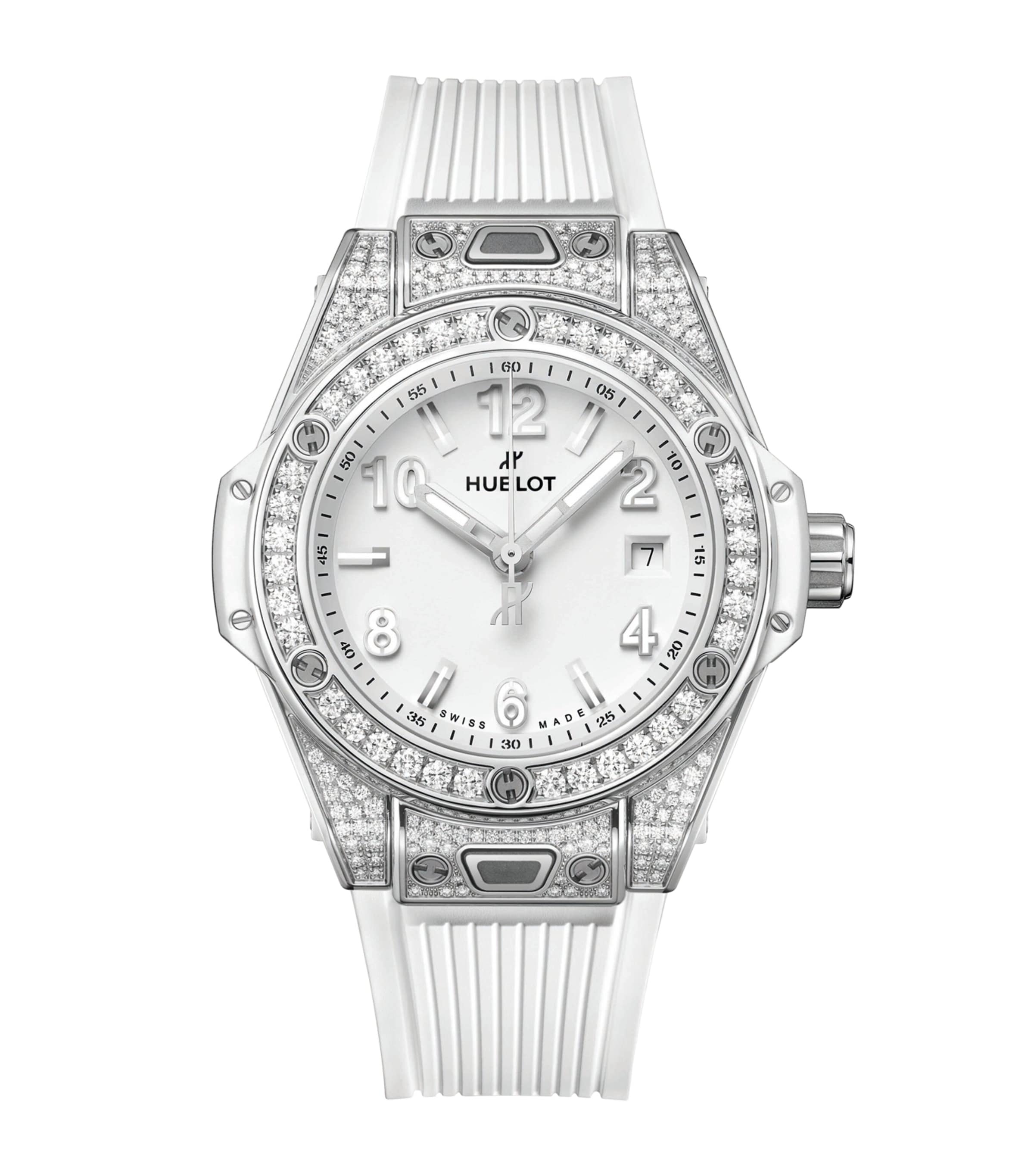 Stainless Steel and Diamond Big Bang One Click Watch 33mm