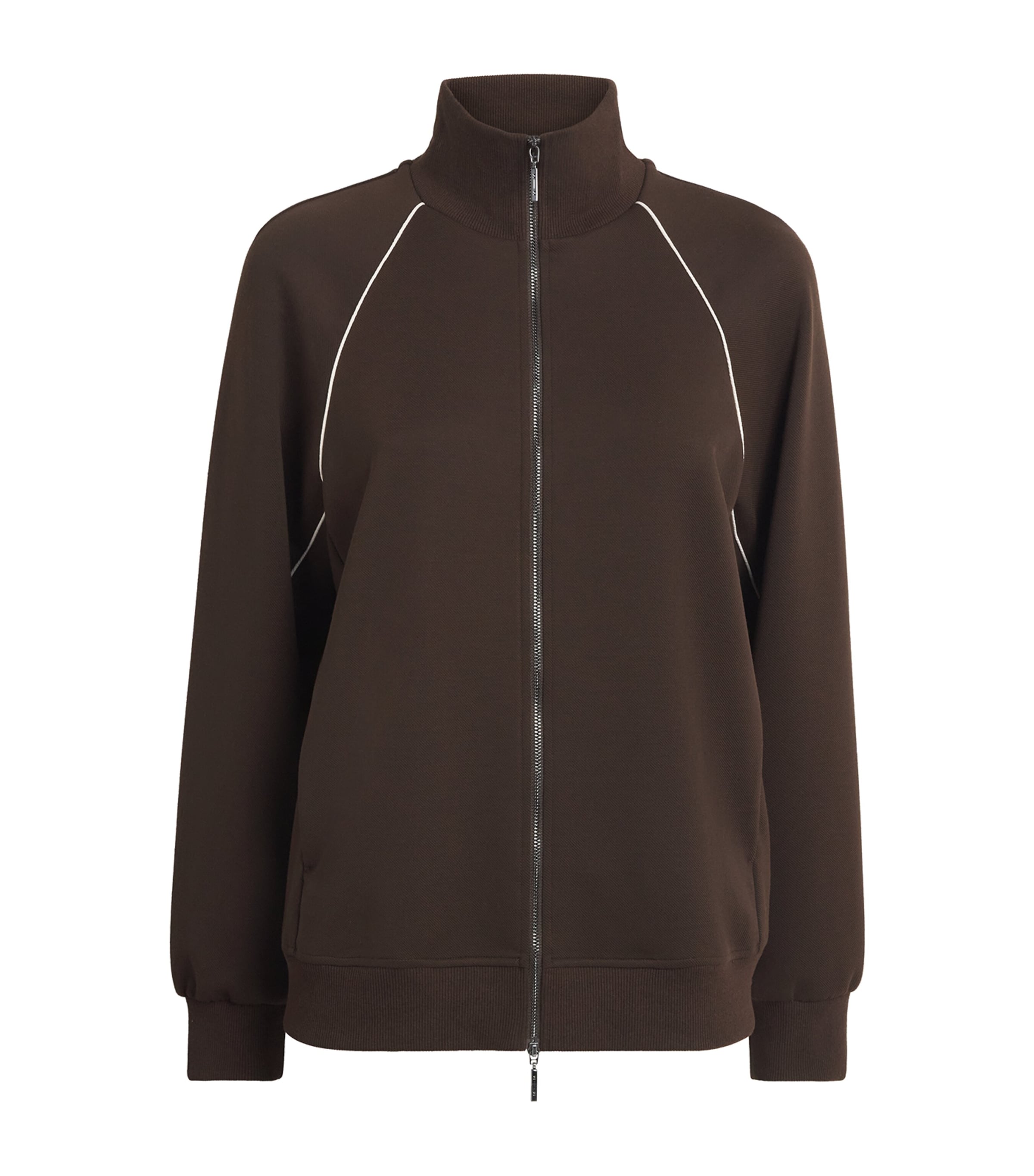 MM Womens Jersey Lembo Track Jacket Dark Brown