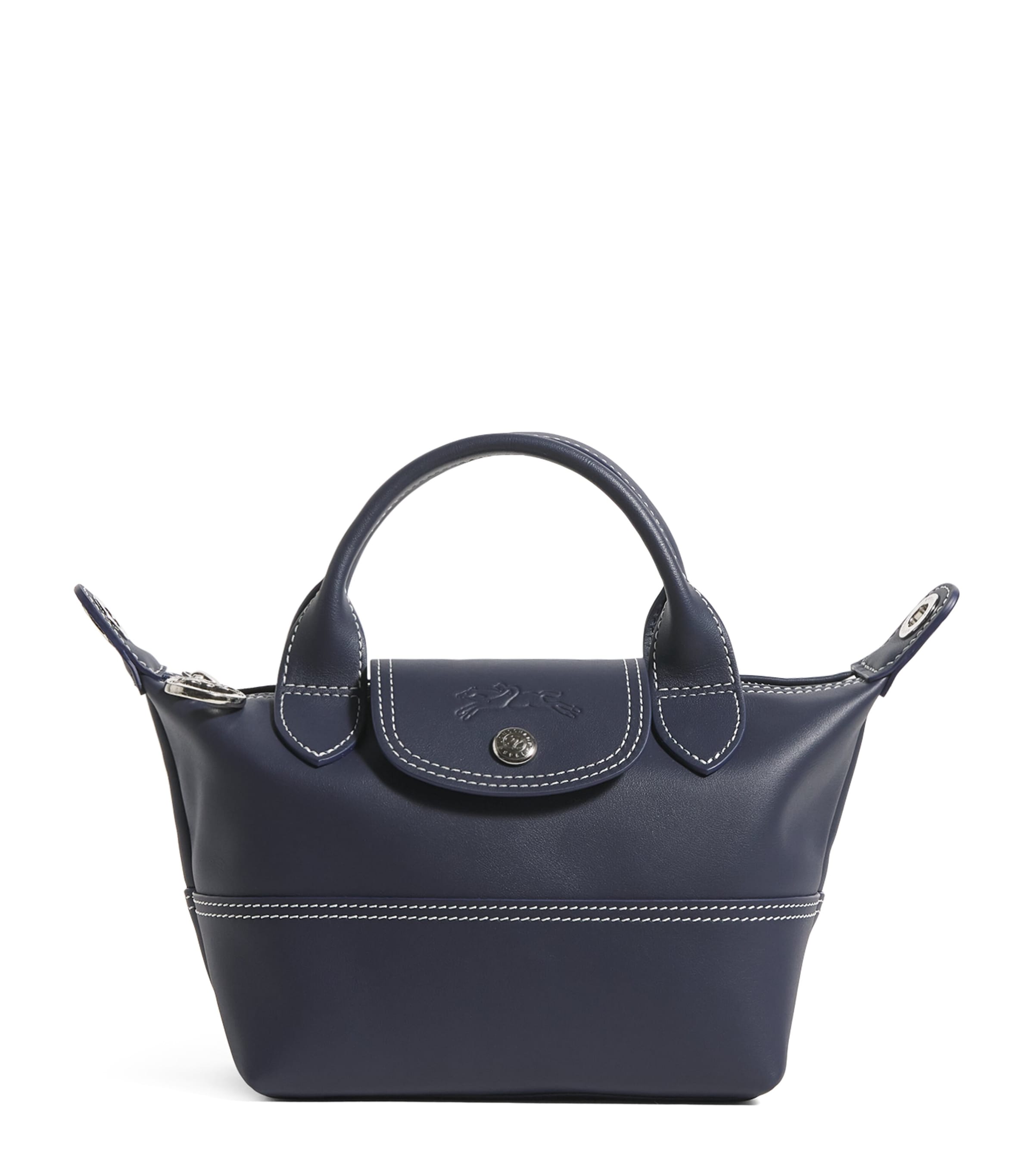 Extra-Small Leather Le Pliage Xtra Top-Handle Bag